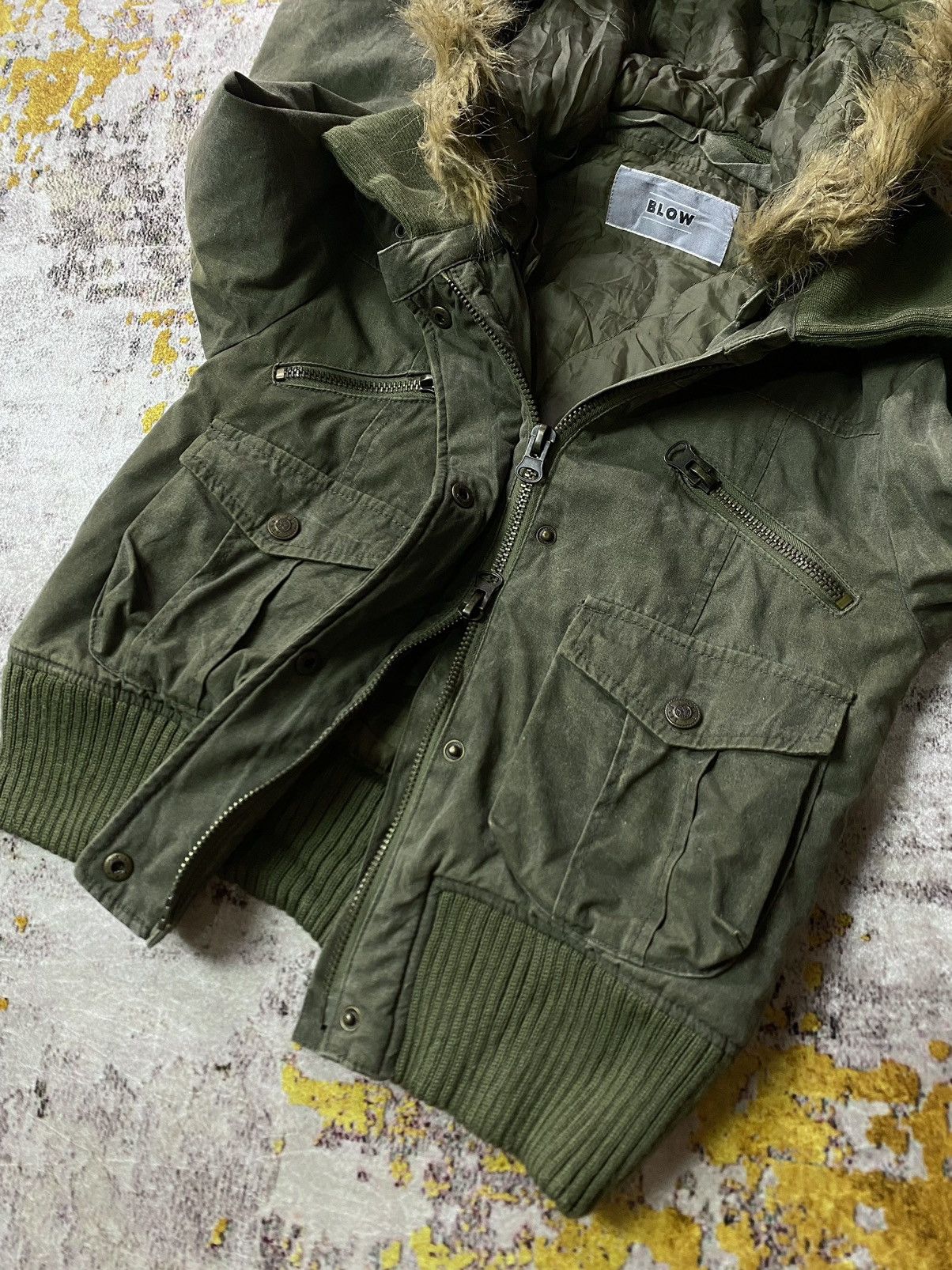 If Six Was Nine Japanes Bolw Fur Jacket Ifsix Lgb Style Size US S / EU 44-46 / 1 - 3 Thumbnail