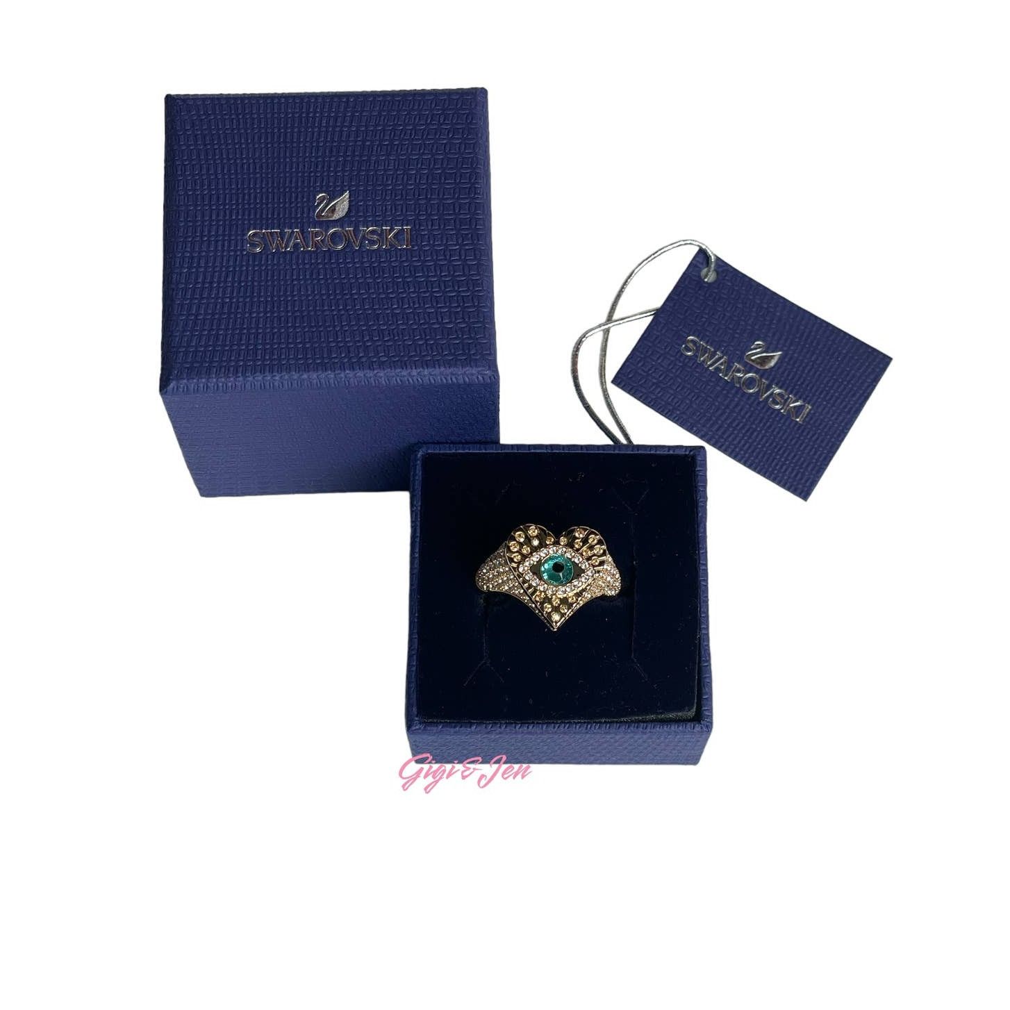 Swarovski Swarovski LUCKY GODDESS RING EVIL EYE size 55 EUR / 7 USA Size ONE SIZE - 1 Thumbnail