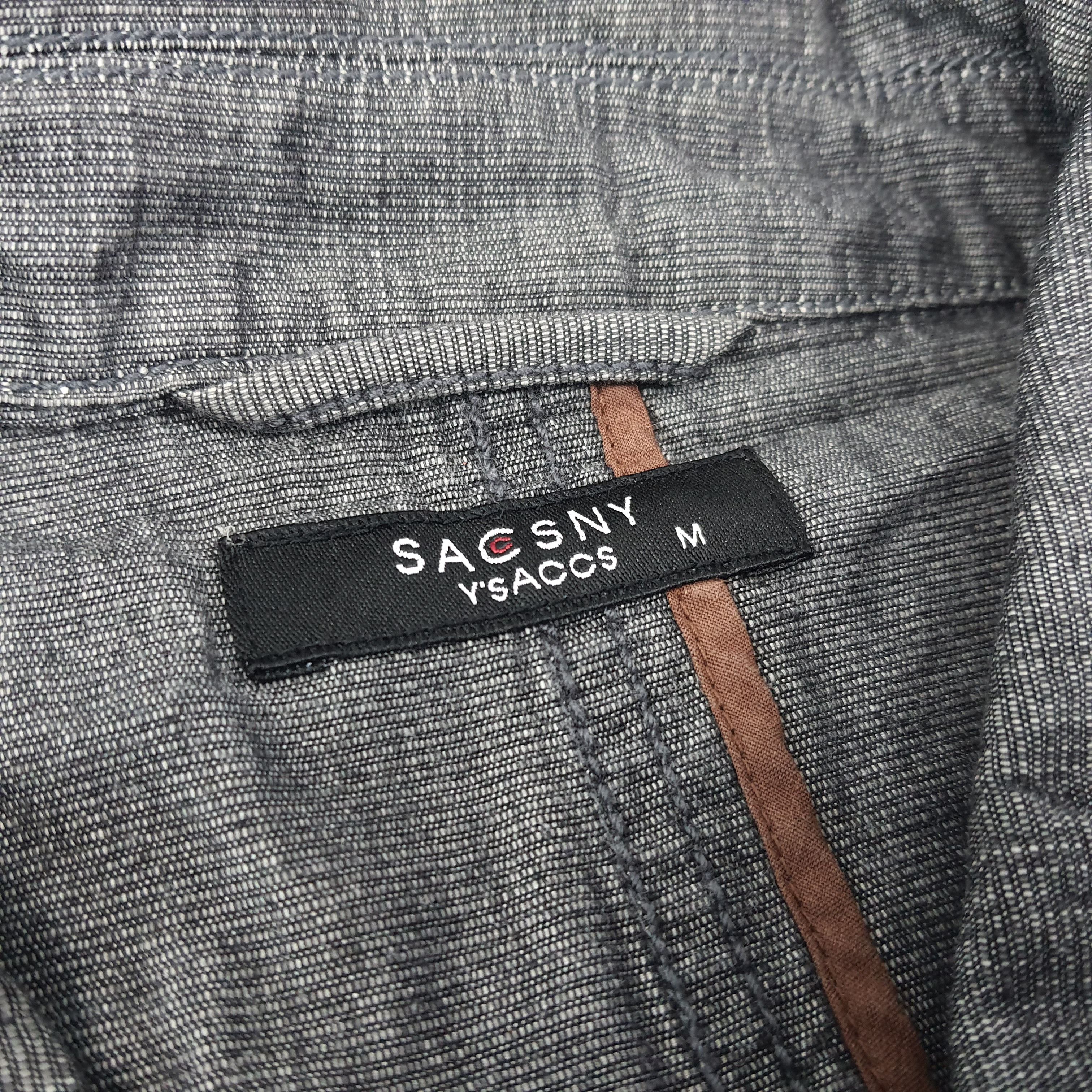 Japanese Brand × Vintage × Y's Vintage SACSNY by Yohji Custom Y's Logo Shacket C233N3 Size US M / EU 48-50 / 2 - 5 Thumbnail