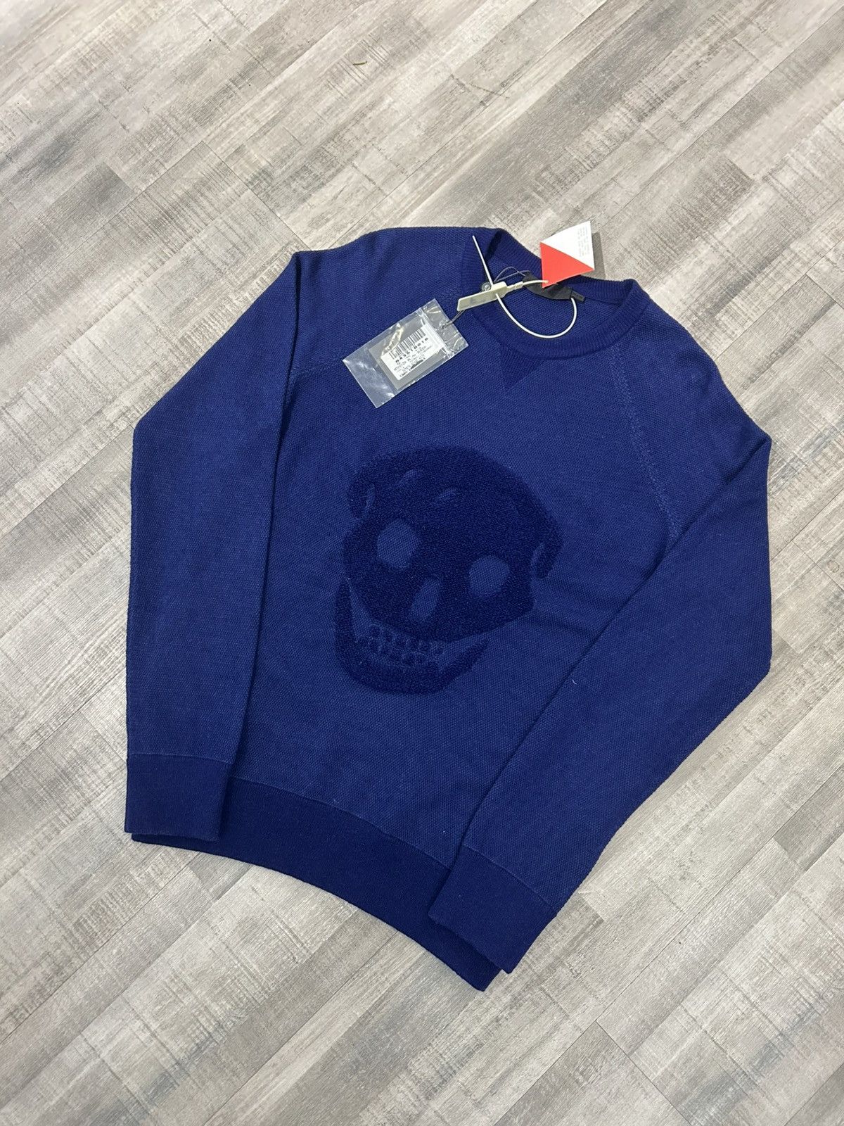 Alexander McQueen Alexander McQueen Skull Embossed Cotton Knit Sweater Size US XL / EU 56 / 4 - 1 Thumbnail