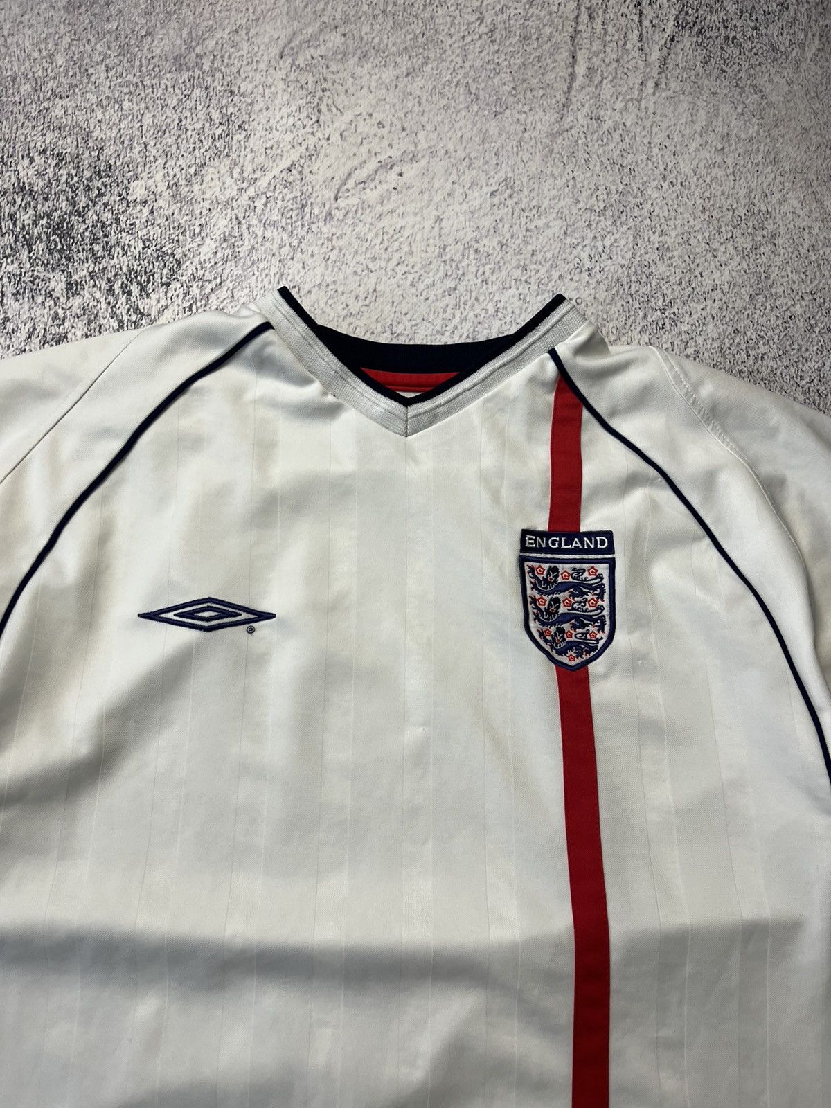 Umbro Vintage England Football Team 2001 White Home Shirt Umbro Size US XL / EU 56 / 4 - 12 Thumbnail