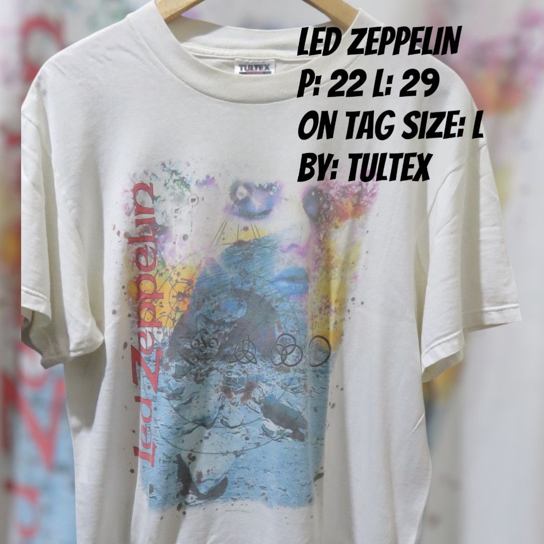 Band Tees LedZeppelin Band Tee Size US L / EU 52-54 / 3 - 1 Thumbnail