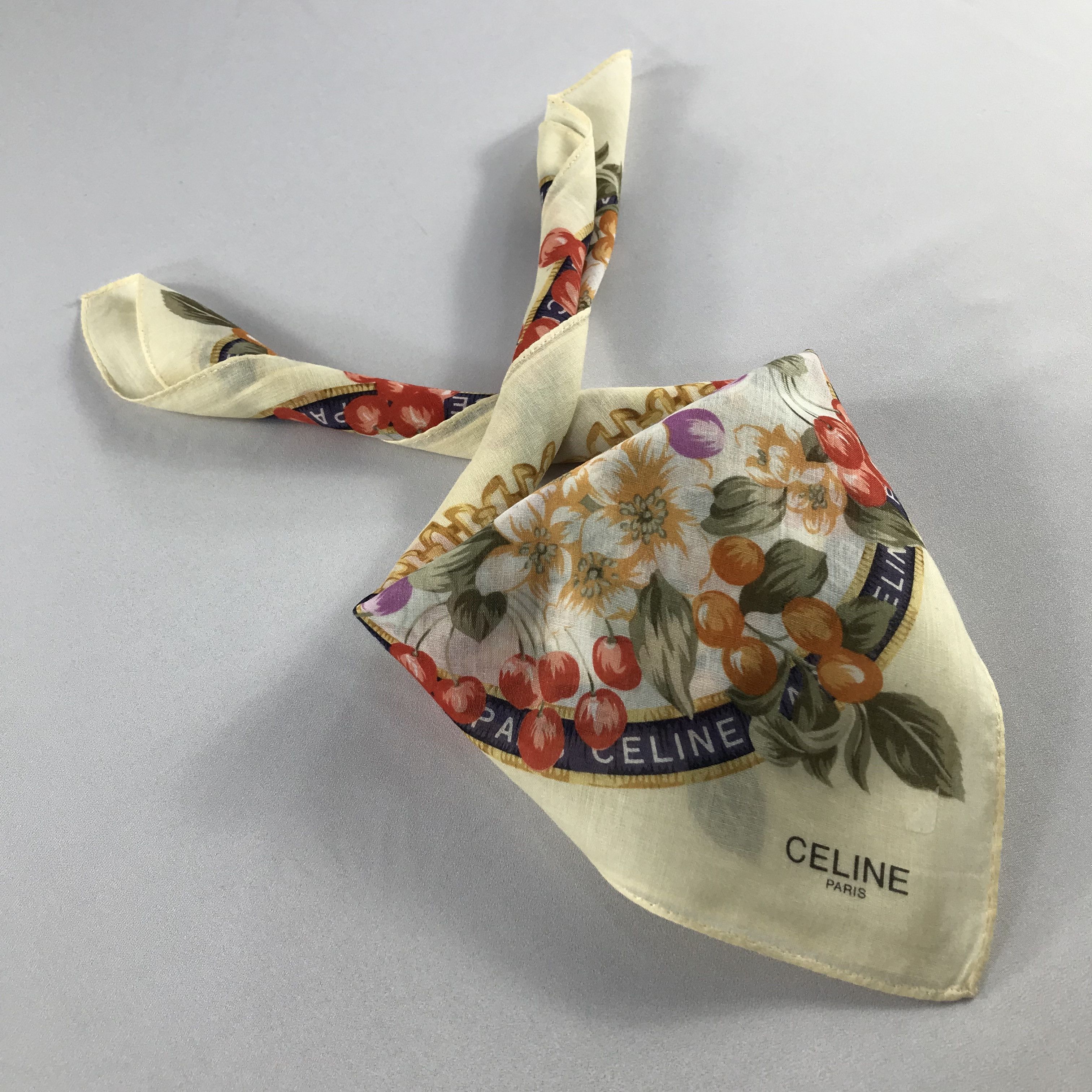 Celine Celine Handkerchief / Bandana / Neckerchief C629 Size ONE SIZE - 1 Thumbnail