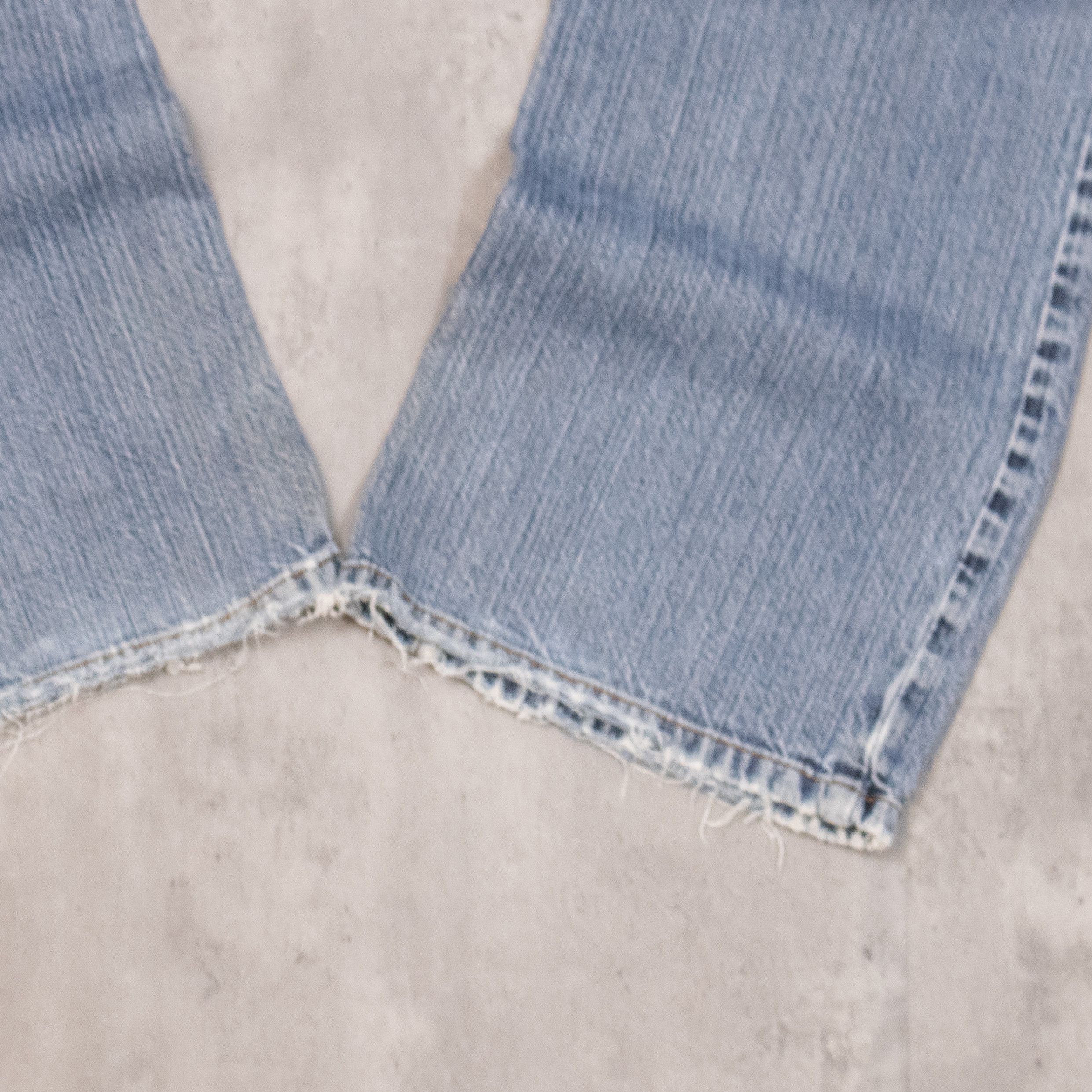 4YOU Y2K 00's 4You Baggy Relax Fit Wide Midwash Denim Pant's Size US 30 / EU 46 - 10 Thumbnail