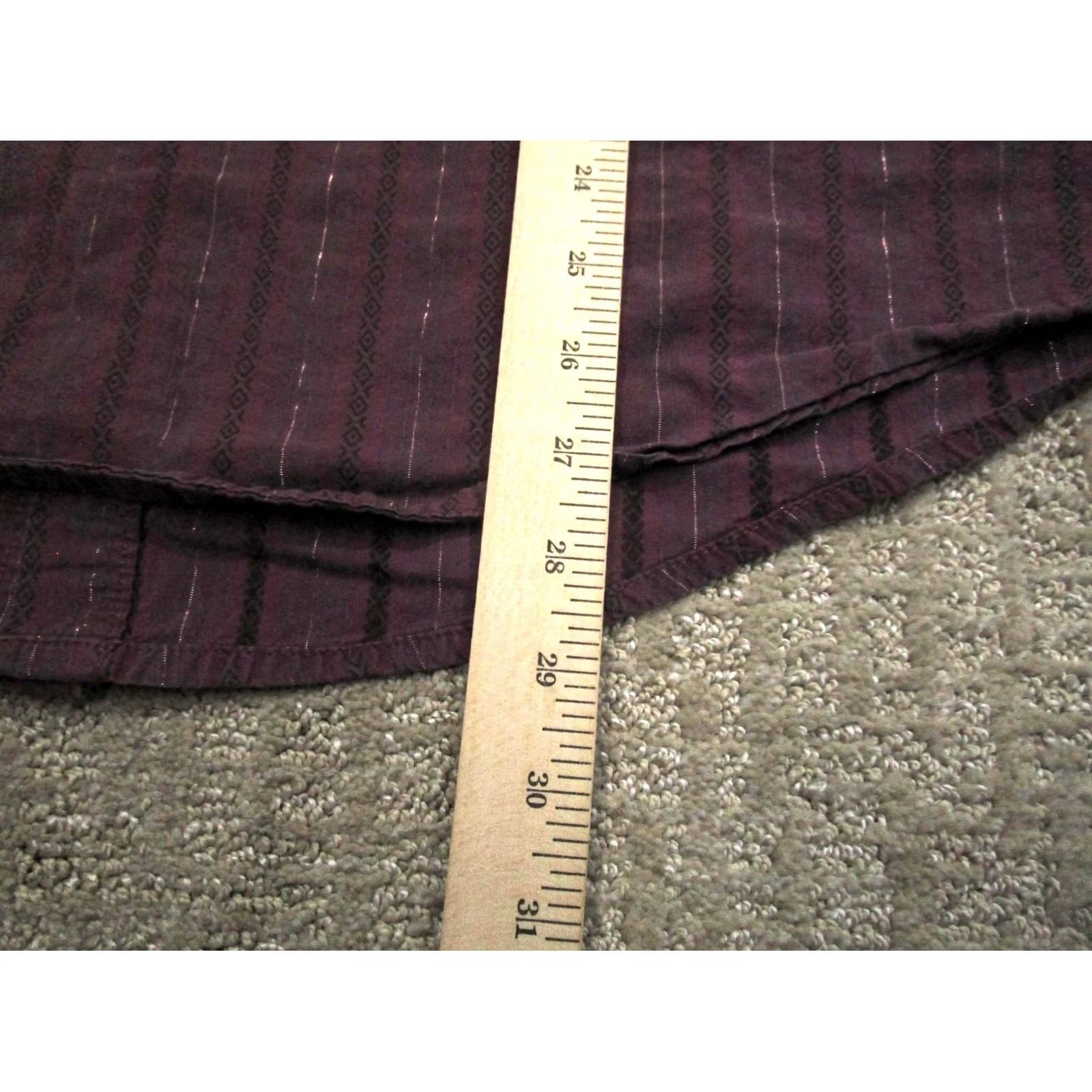 Wrangler Wrangler Pearl Snap Shirt Men L Purple Striped Western Long Sleeve Button-Up Size US L / EU 52-54 / 3 - 7 Thumbnail