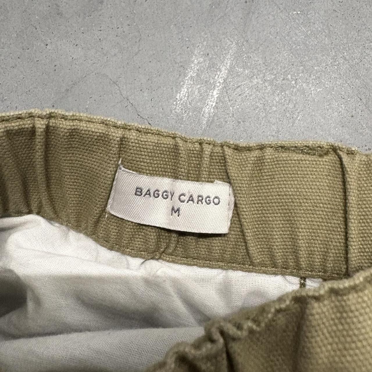 Japanese Brand × Vintage Crazy Vintage Y2K/2000s Super Baggy Khaki Cargo Pants! Size US 32 / EU 48 - 6 Thumbnail