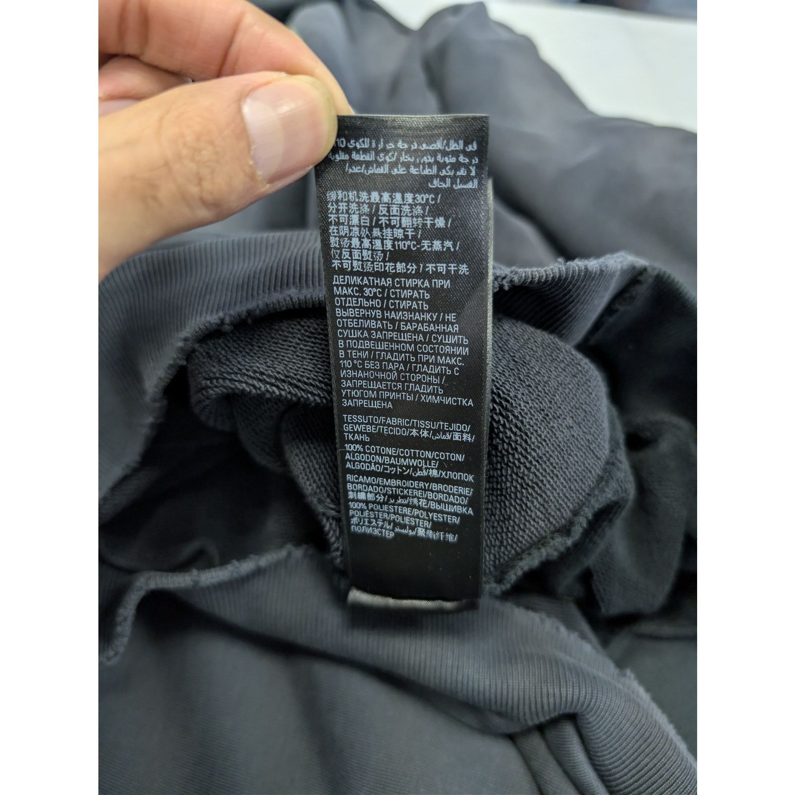 Balenciaga o1rshd1 Double Front Oversize Crewneck Sweatshirt Size US XL / EU 56 / 4 - 20 Thumbnail