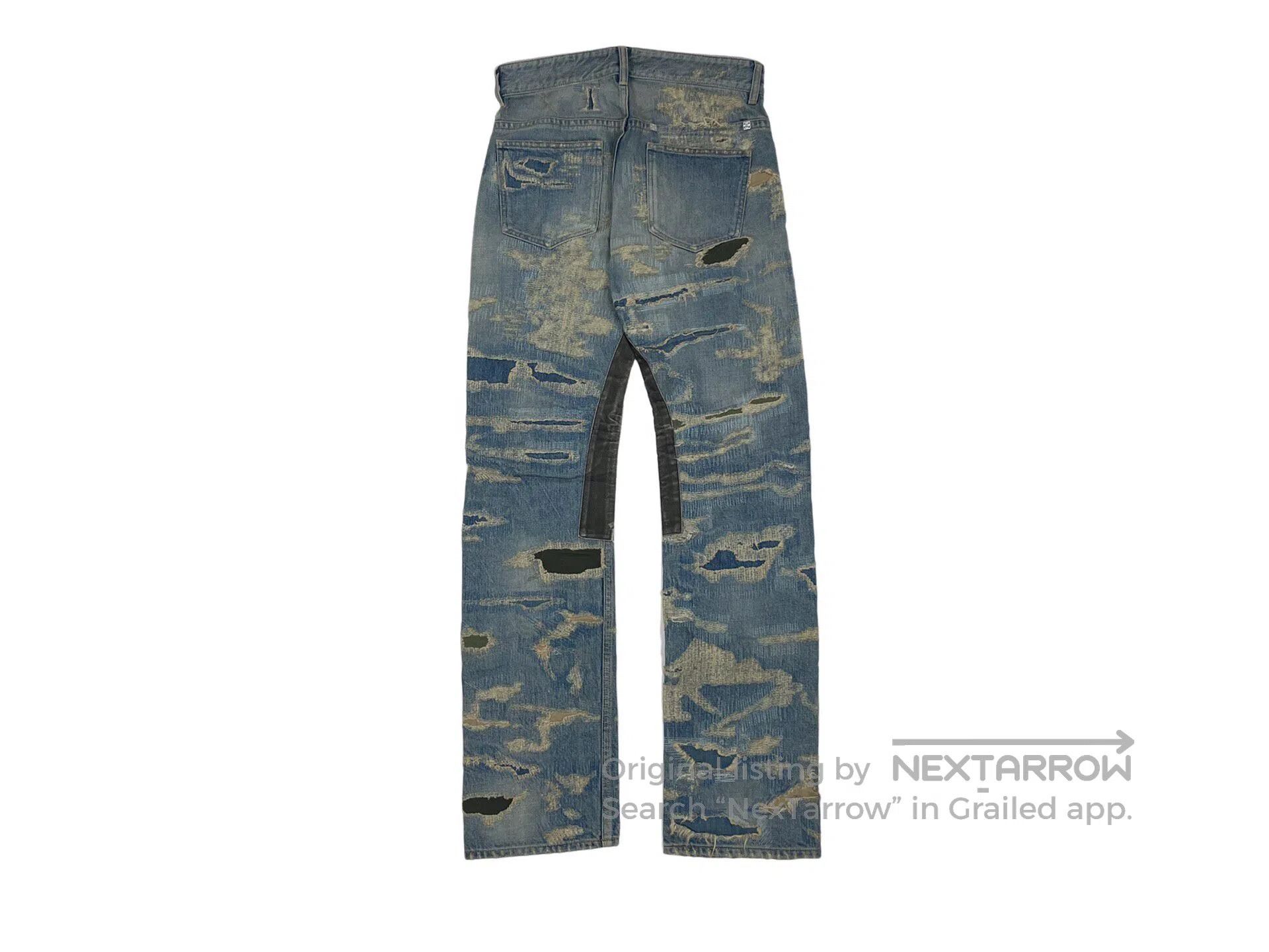 Givenchy Givenchy Original Ripped Destroyed Denim Pants Size US 30 / EU 46 - 2 Thumbnail