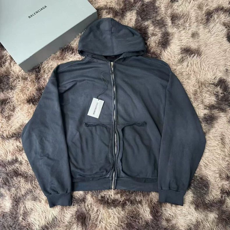 Balenciaga Balenciaga Tape, masking tape, paper zipper, old hooded ja Size US S / EU 44-46 / 1 - 2 Thumbnail