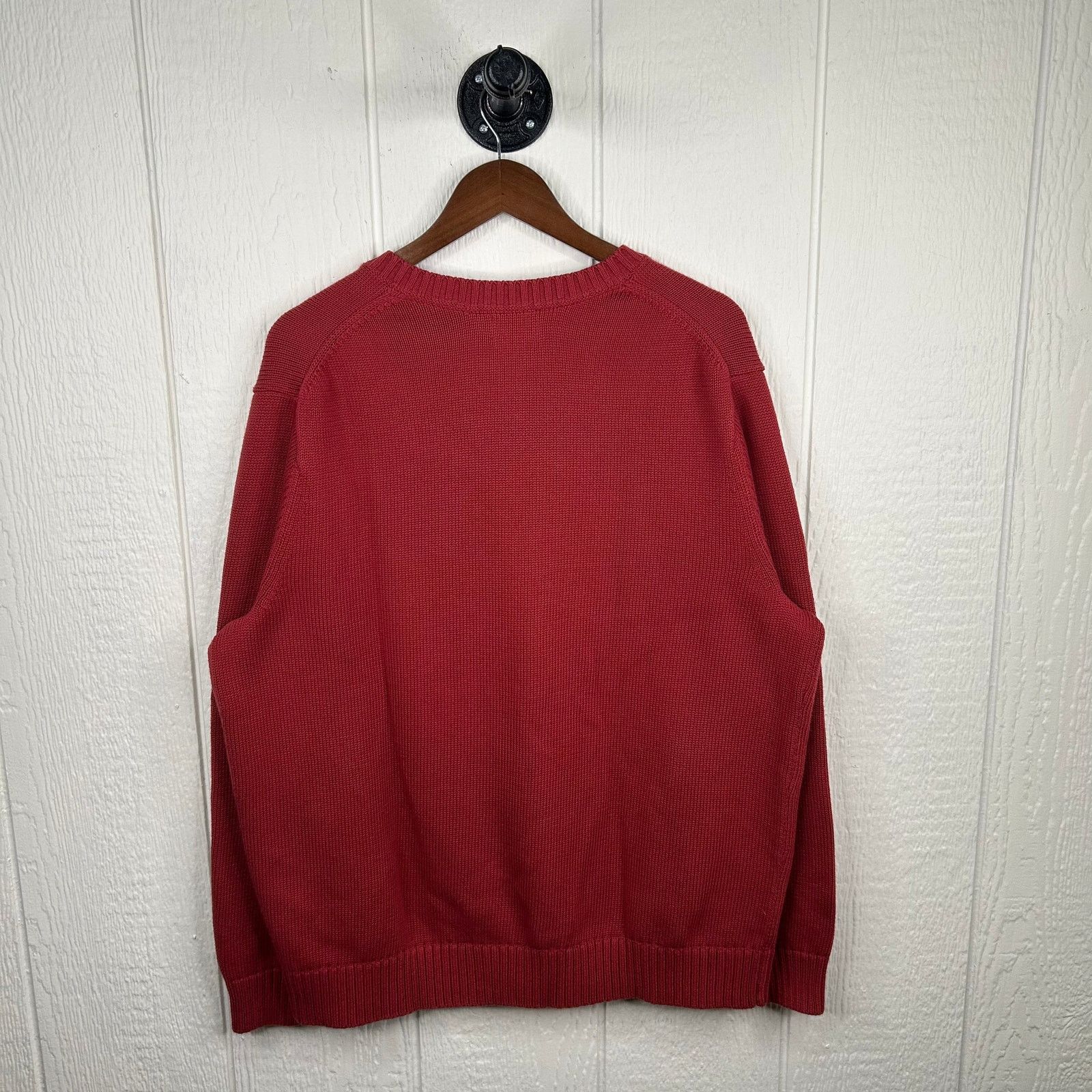 L.L. Bean Vintage 90's LLBean V-Neck Knit Sweater Size XX-Large Size US XXL / EU 58 / 5 - 6 Thumbnail