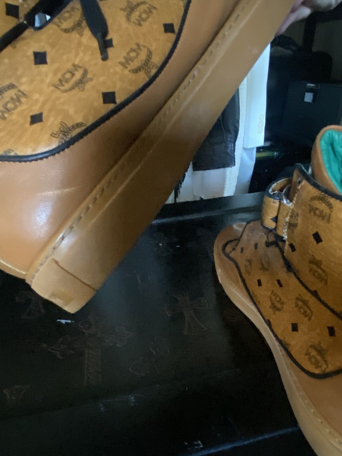 MCM MCM leather high top shoes Size US 11.5 / EU 44-45 - 8 Thumbnail