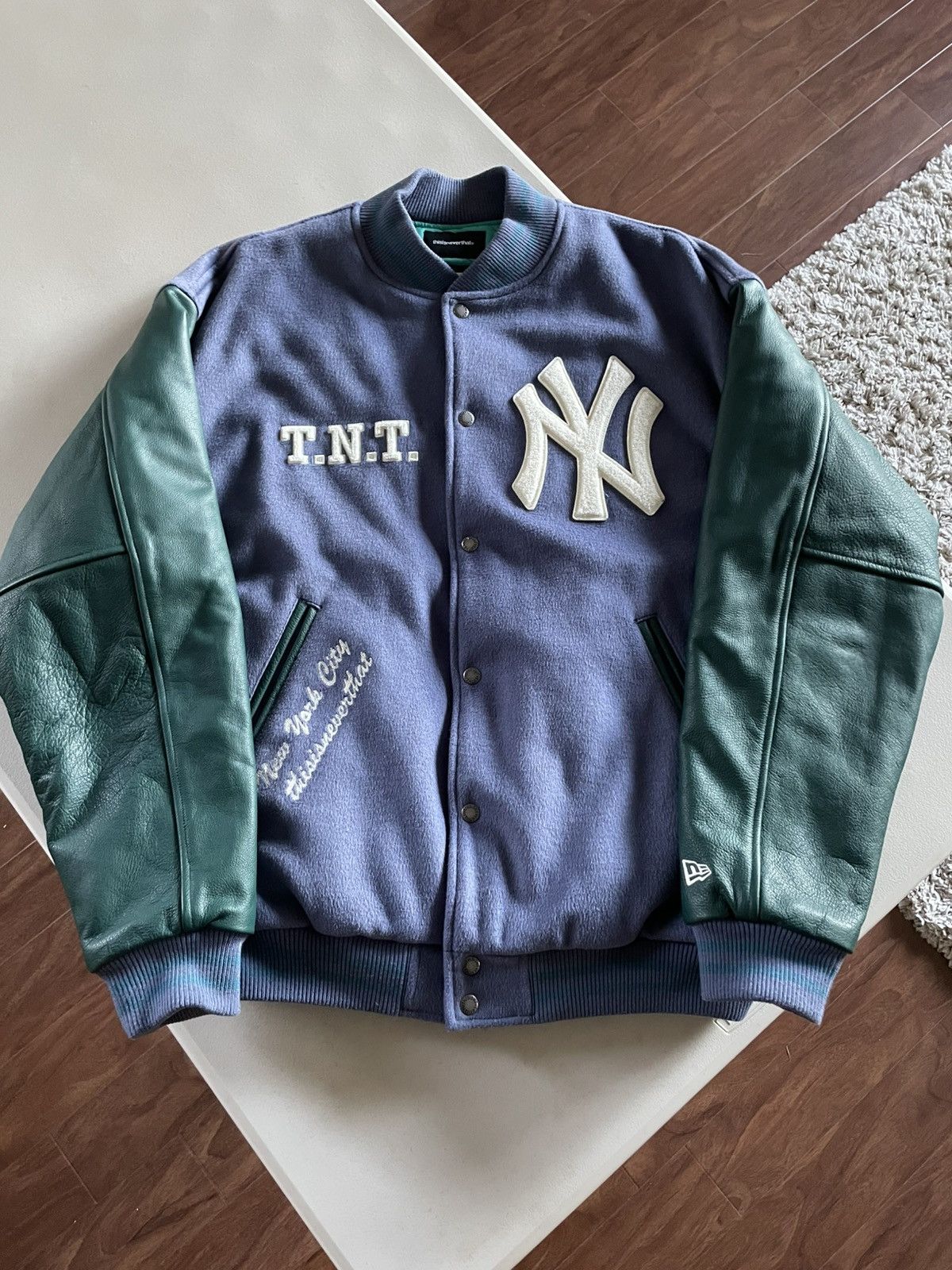 thisisneverthat thisisneverthat x New Era New York Yankees Varsity Jacket Size US L / EU 52-54 / 3 - 1 Thumbnail