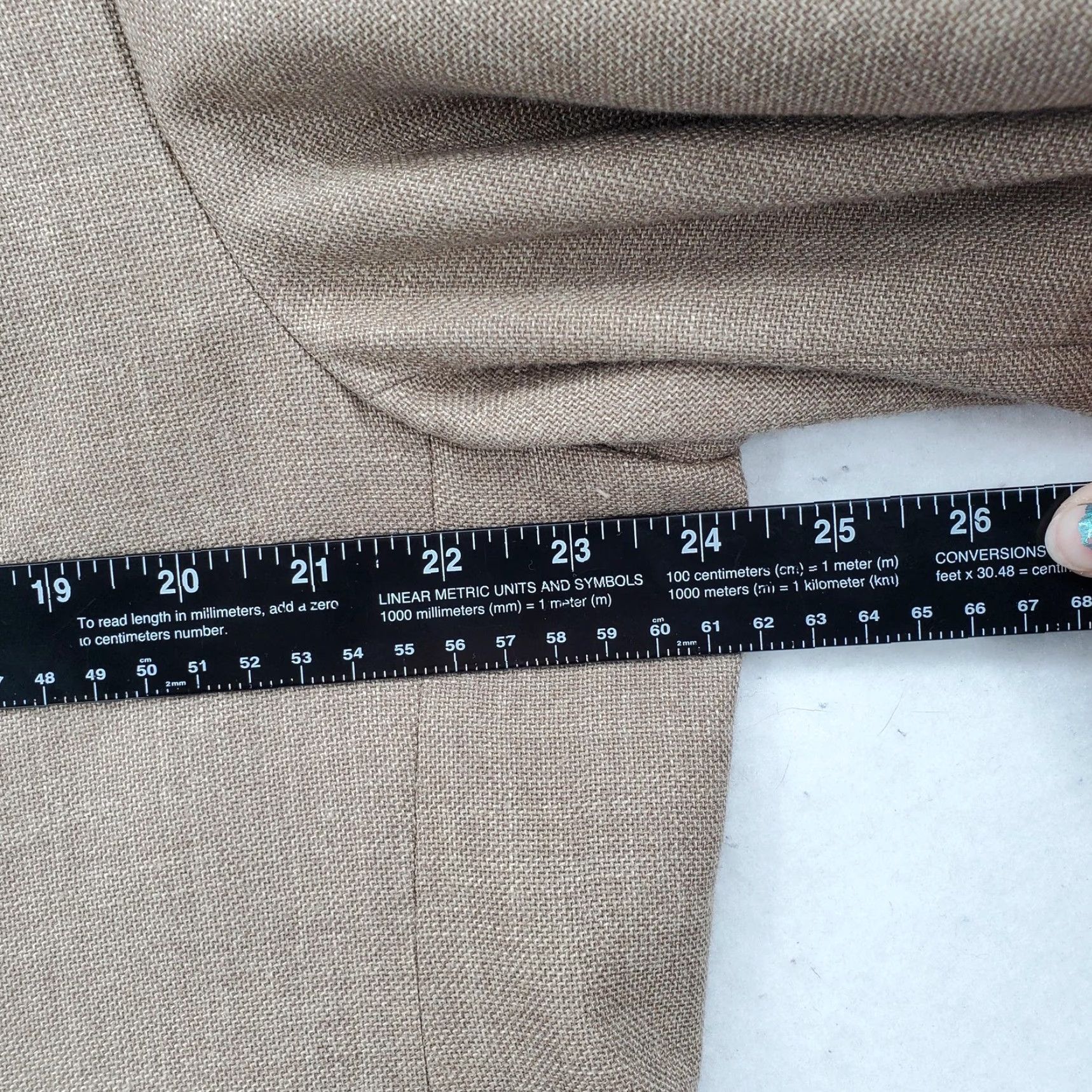 Ralph Lauren Lauren Ralph Lauren Sport Coat Mens 46R Beige Two-Button Linen Blend Blazer Blazer Business Wedding Blazer Mens Size 46R - 6 Thumbnail