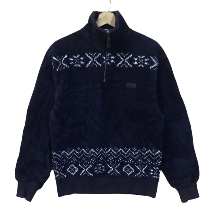Polo Ralph Lauren Vintage Polo Ralph Lauren Navajo Fleece Sweatshirts Size US S / EU 44-46 / 1 - 1 Thumbnail
