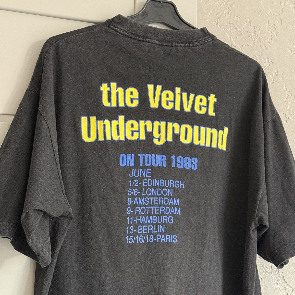 Vintage Vintage 1993 The Velvet Underground Tour T-Shirt Size US XL / EU 56 / 4 - 4 Thumbnail
