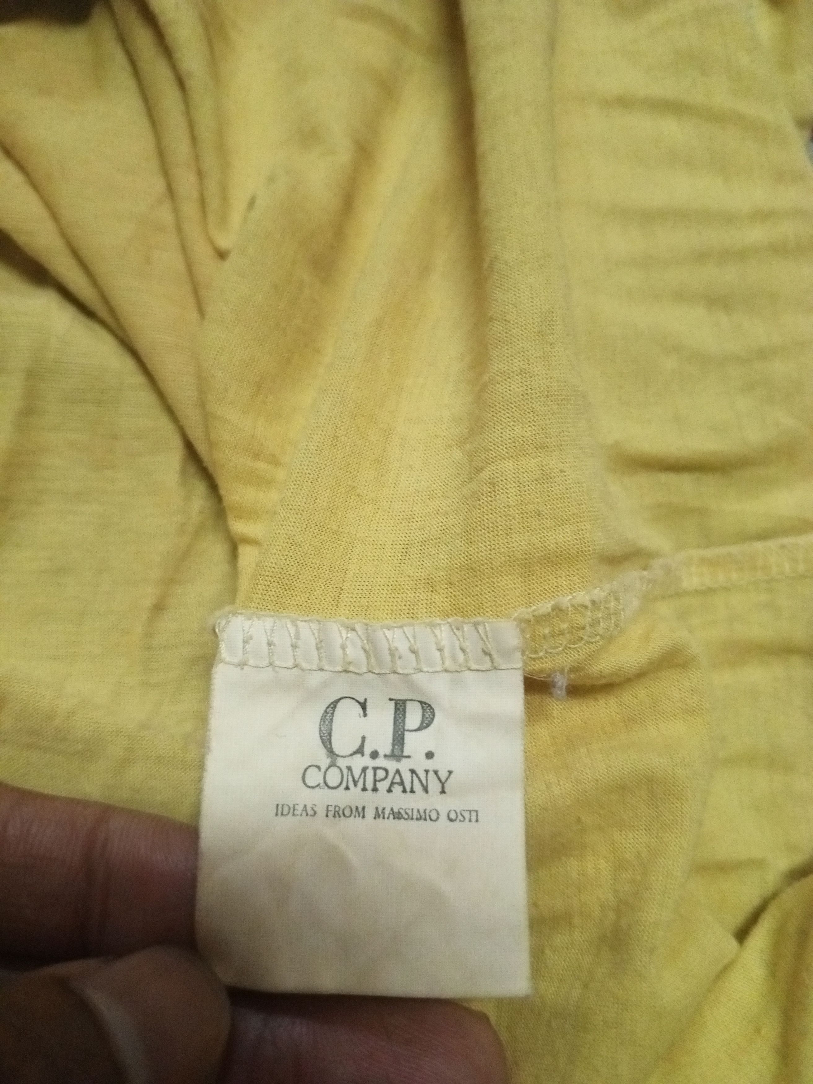 Massimo Osti Yellow c.p company by Massimo osti tshirt Size US L / EU 52-54 / 3 - 10 Thumbnail