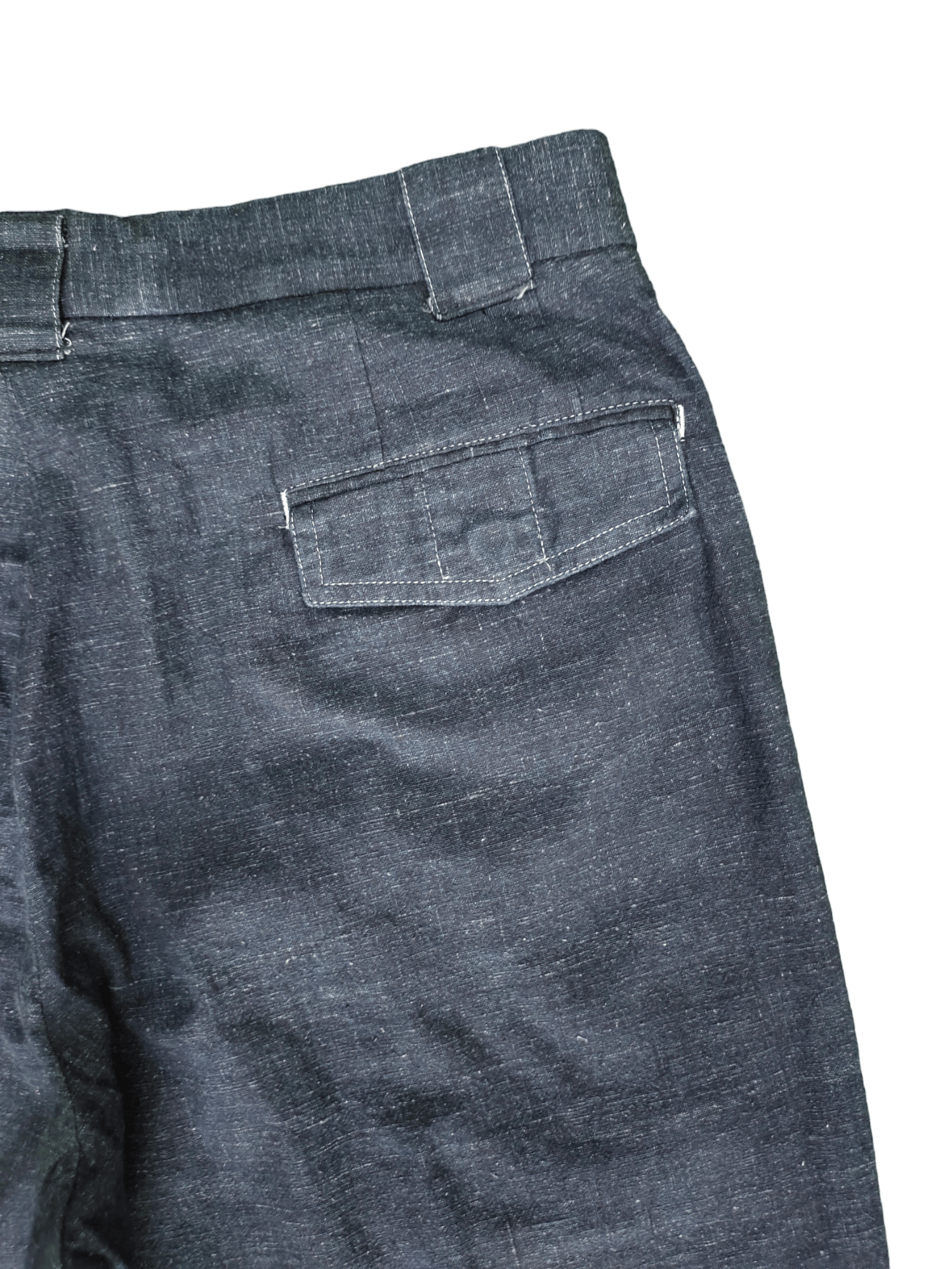 Carlo Palazzi Vintage 90s Carlo Palazzi Indigo Baggy Balloon Trousers Size US 32 / EU 48 - 9 Thumbnail