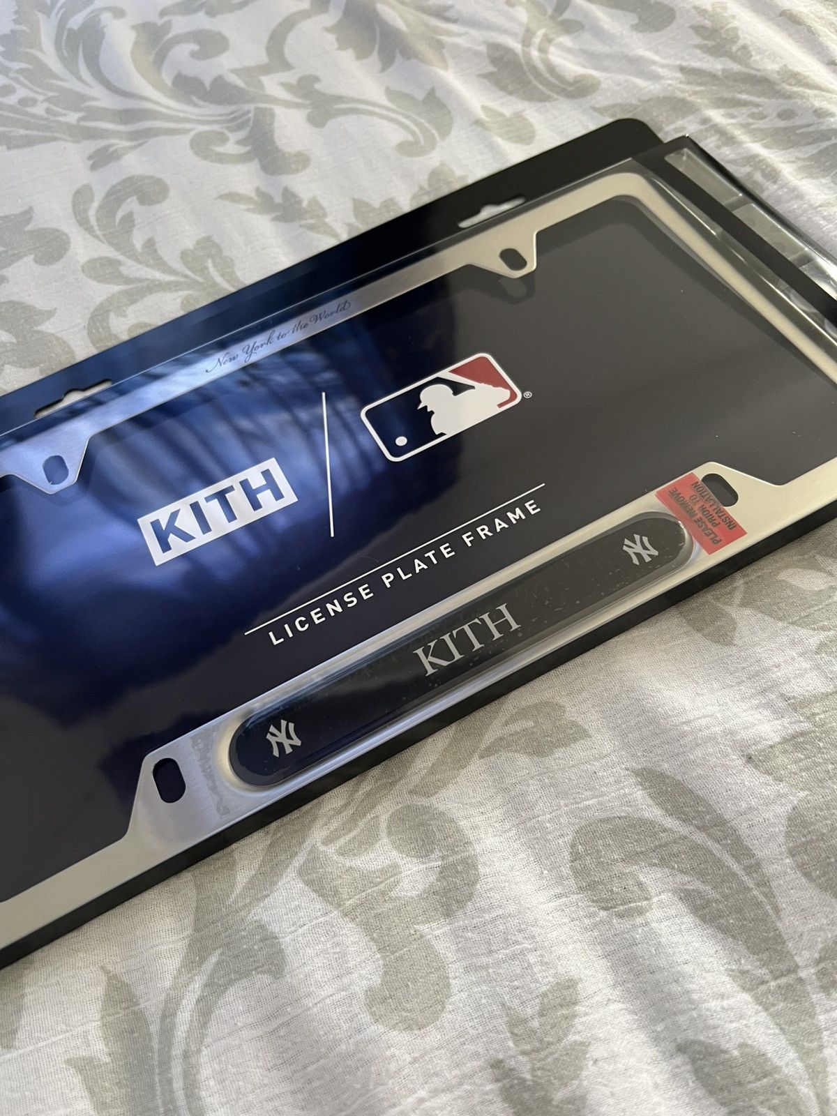Kith Kith New York Yankee License Plate Silver Size ONE SIZE - 2 Thumbnail