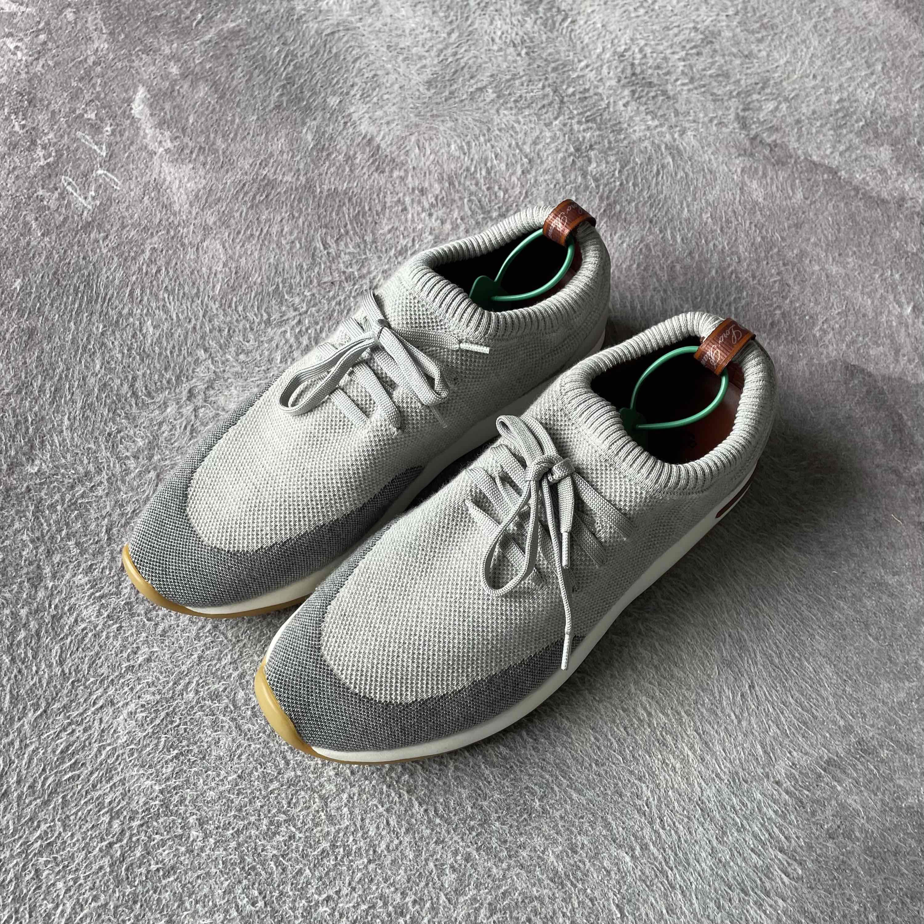 Loro Piana Loro Piana 360 LP Flexy Walk Sneakers Gray Size US 10 / EU 4 Size US 10 / EU 43 - 1 Thumbnail