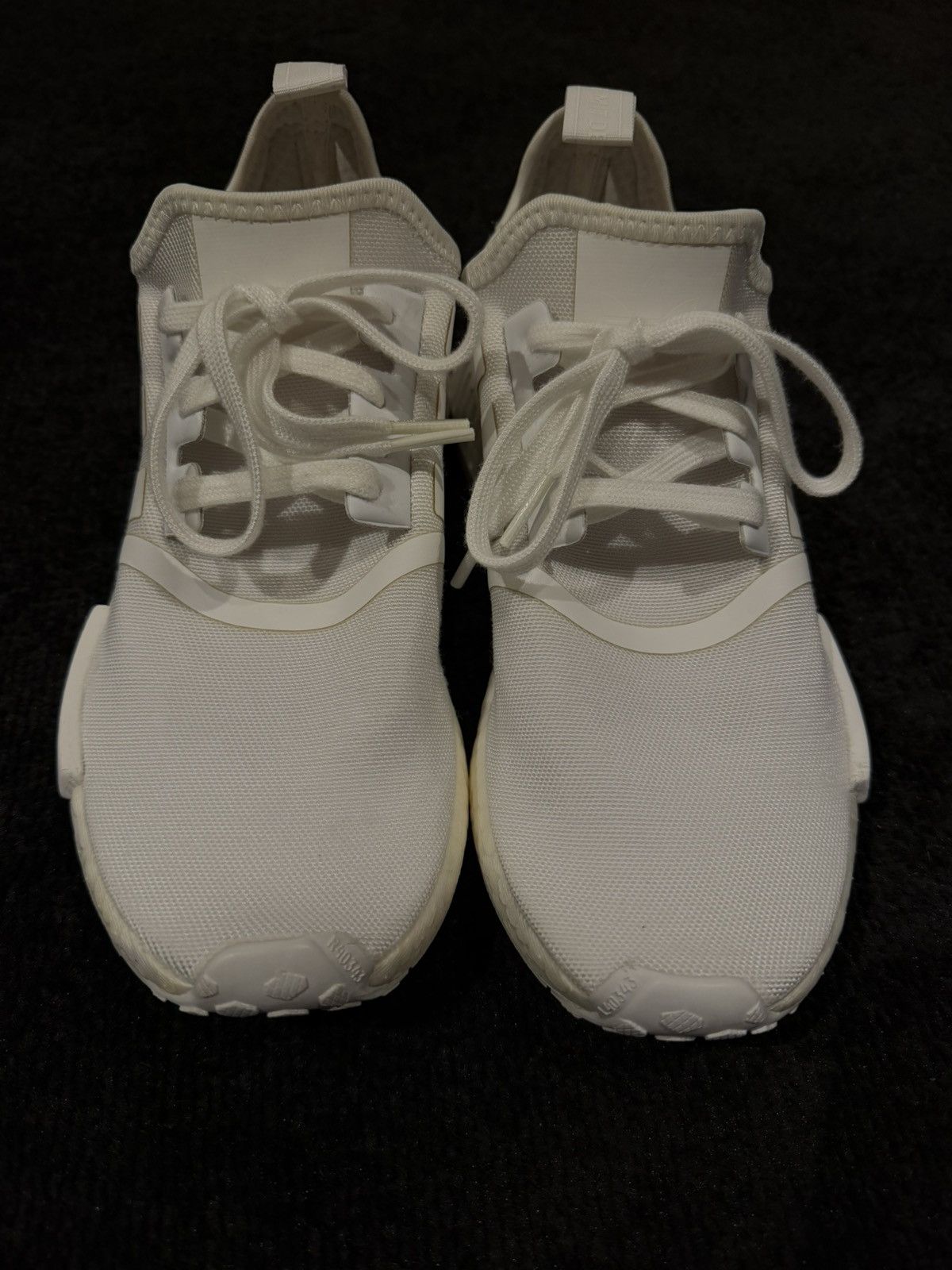 Adidas Triple White Nmd R1 Adidas Size US 8.5 / EU 41-42 - 3 Thumbnail