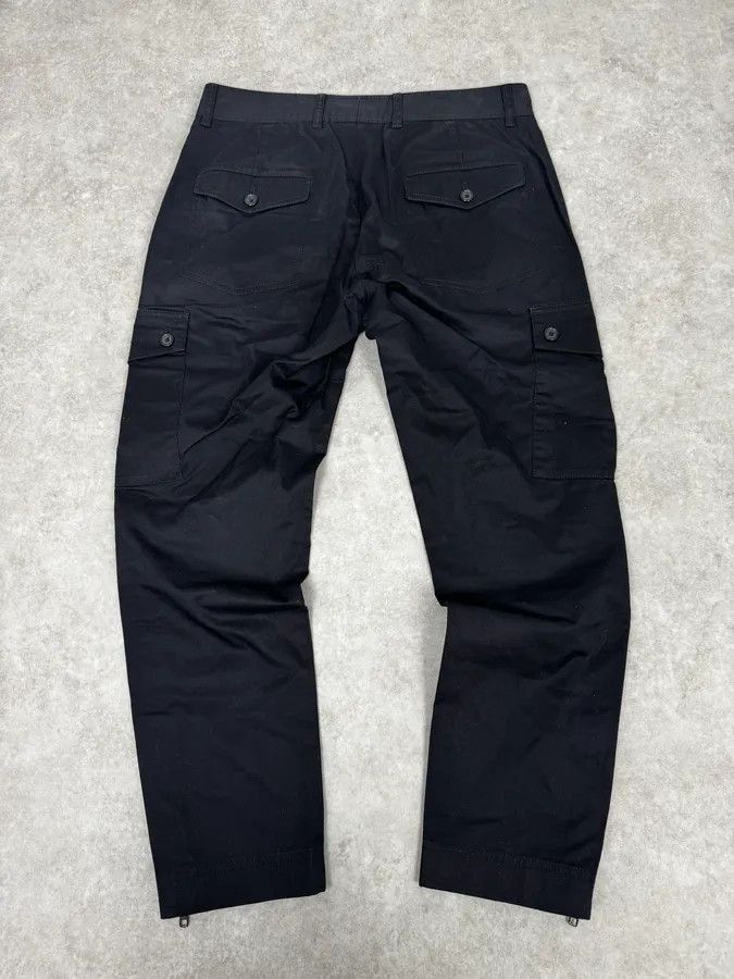 Dolce & Gabbana 2000s Dolce & Gabbana Black Flat Pockets Pants Size US 39 - 5 Thumbnail