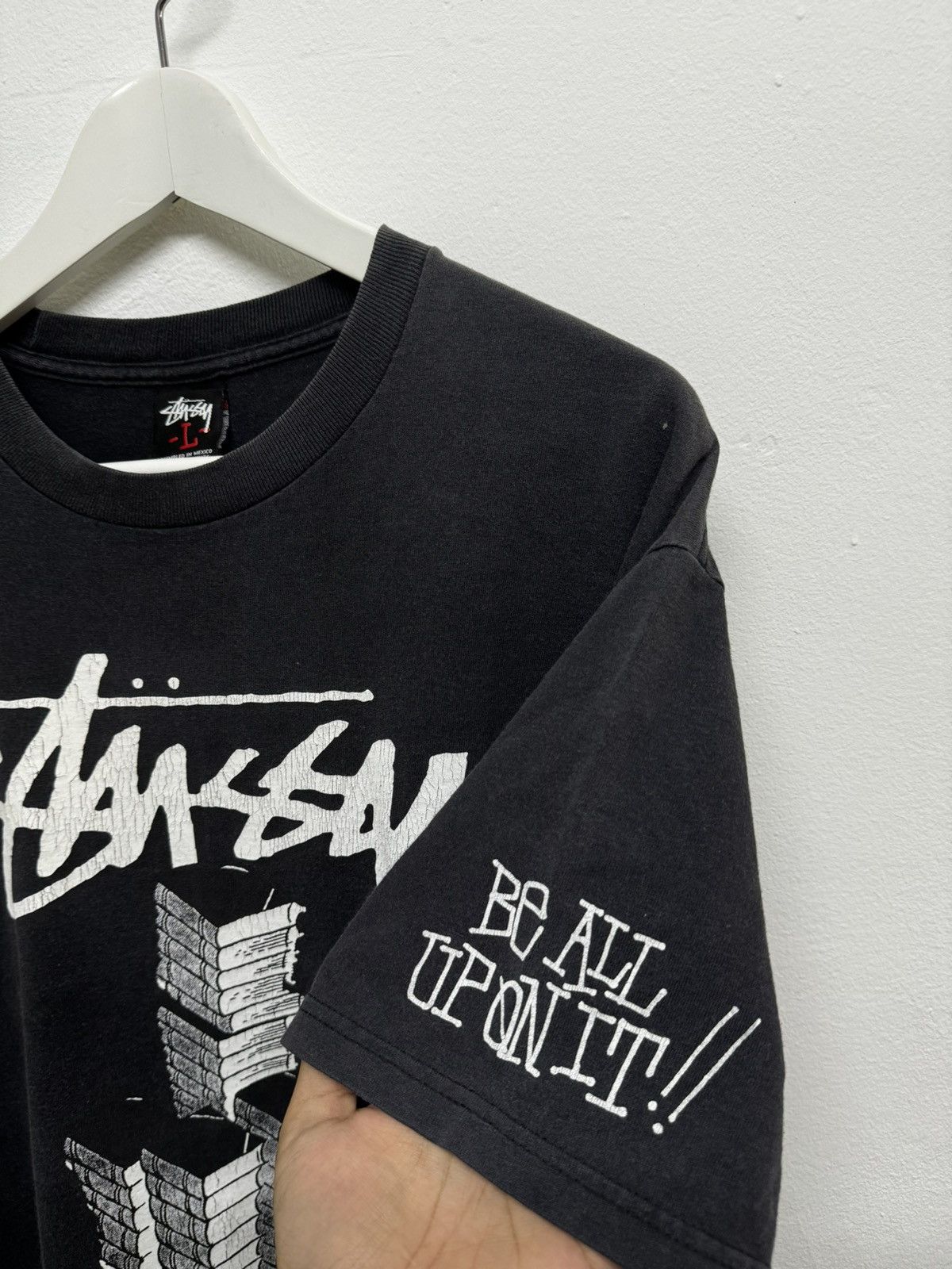 Stussy × Vintage Vintage y2k Stussy Knowledge is King Size US L / EU 52-54 / 3 - 8 Thumbnail