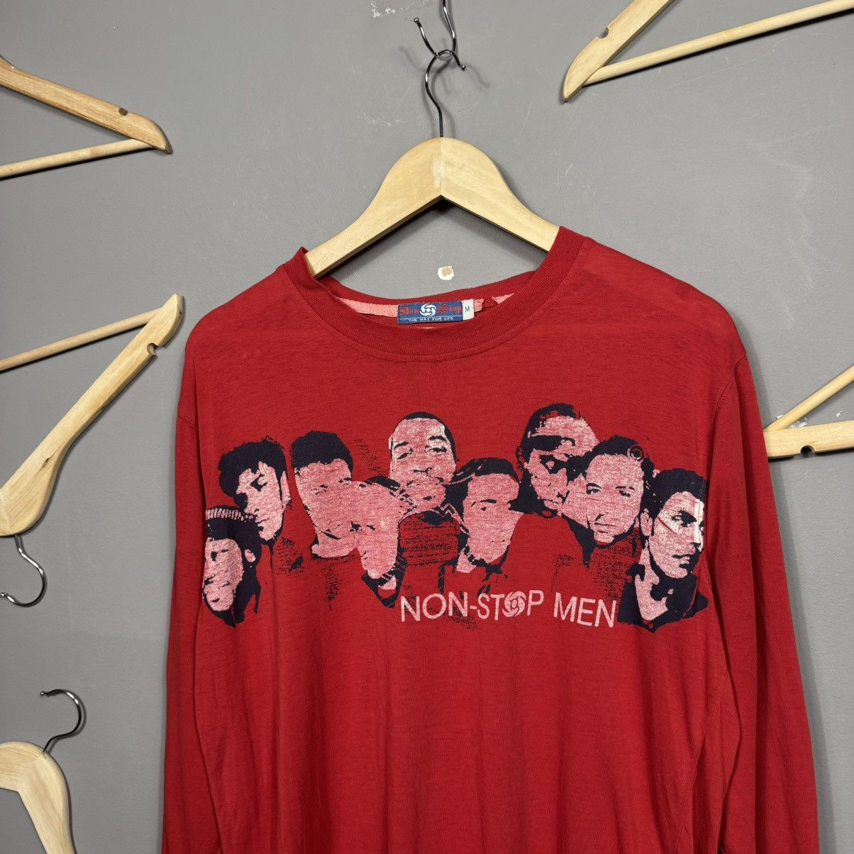 Rap Tees Vintage 90s Non-Stop Men Long Sleeve Graphic T-Shirt Size US M / EU 48-50 / 2 - 4 Thumbnail