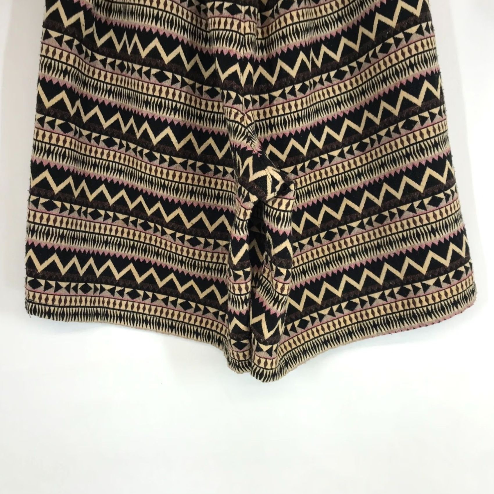 Vintage VIRBLATT SHORTS Mens SMALL MEDIUM BLACK ELASTIC WAIST COTTON HIPPIE Size US 29 - 6 Thumbnail