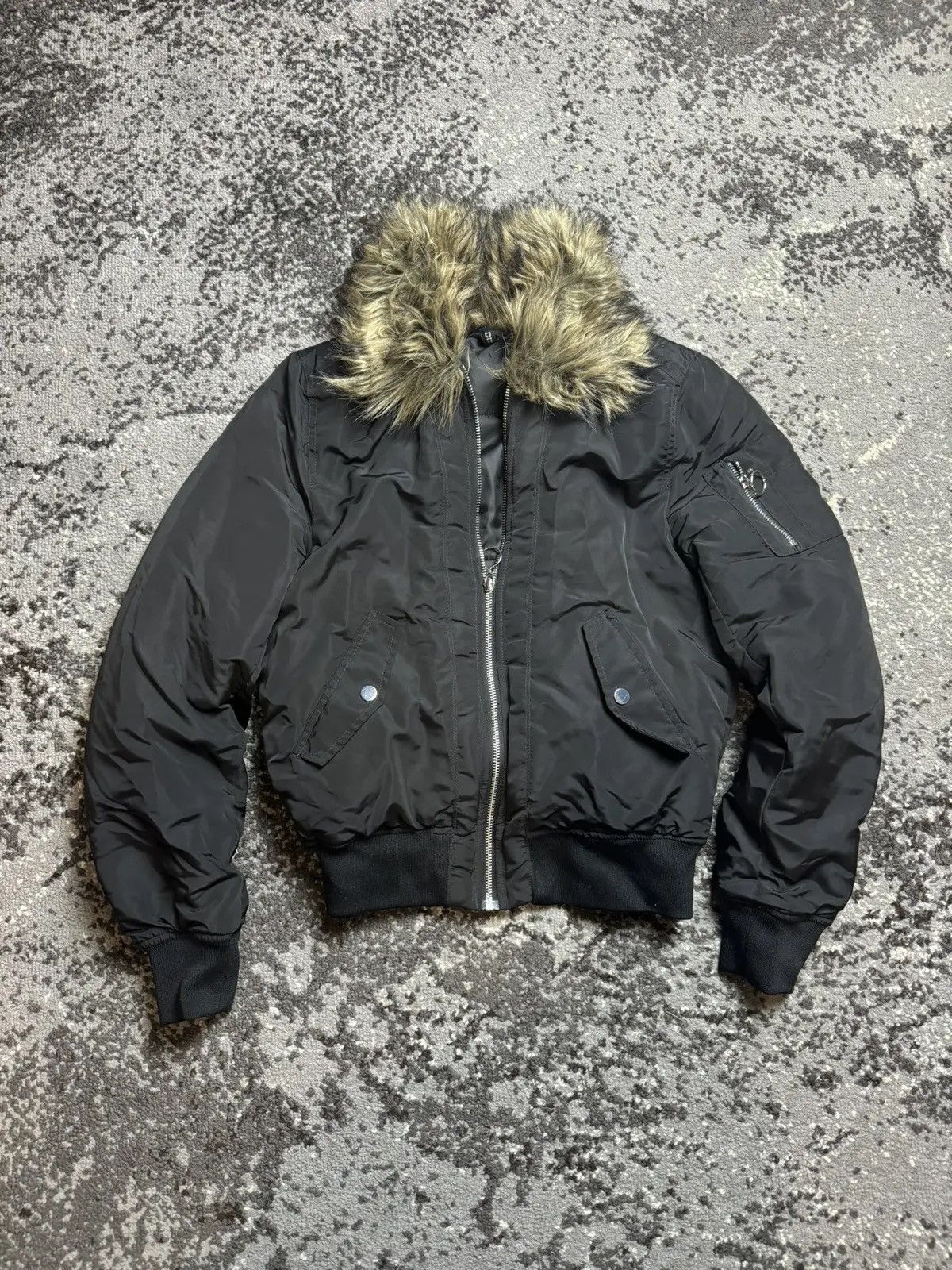 00s GOA NYLON JACKET BLACK OPIUM Y2K 00s GOA NYLON JACKET BLACK