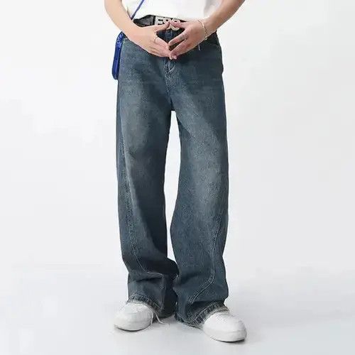 Jean Y2K Vintage Wide Leg Jeans Japanese brand style Size US 34 / EU 50 - 3 Thumbnail