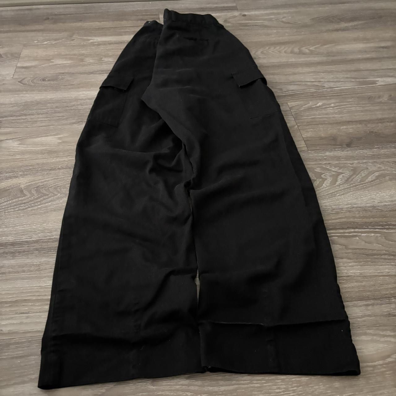 Vintage Crazy Vintage Y2K/2000s Black Streetwear Skater Essential Cargo Pants! 30x30 Size US 30 / EU 46 - 4 Thumbnail