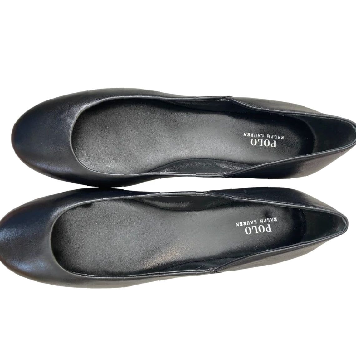 Polo Ralph Lauren Polo Ralph Lauren Flats Black Leather 5.5M NWOB Women Flat US Shoe Size 5.5 Size US 6 / IT 36 - 3 Thumbnail