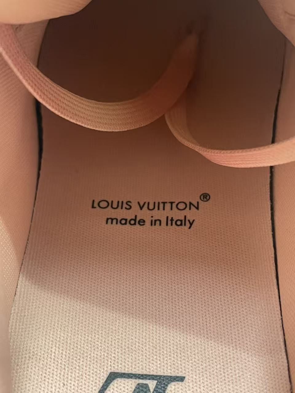 Louis Vuitton Louis Vuitton Pink & White Trainer Sneakers Size US 4 / IT 34 - 12 Thumbnail