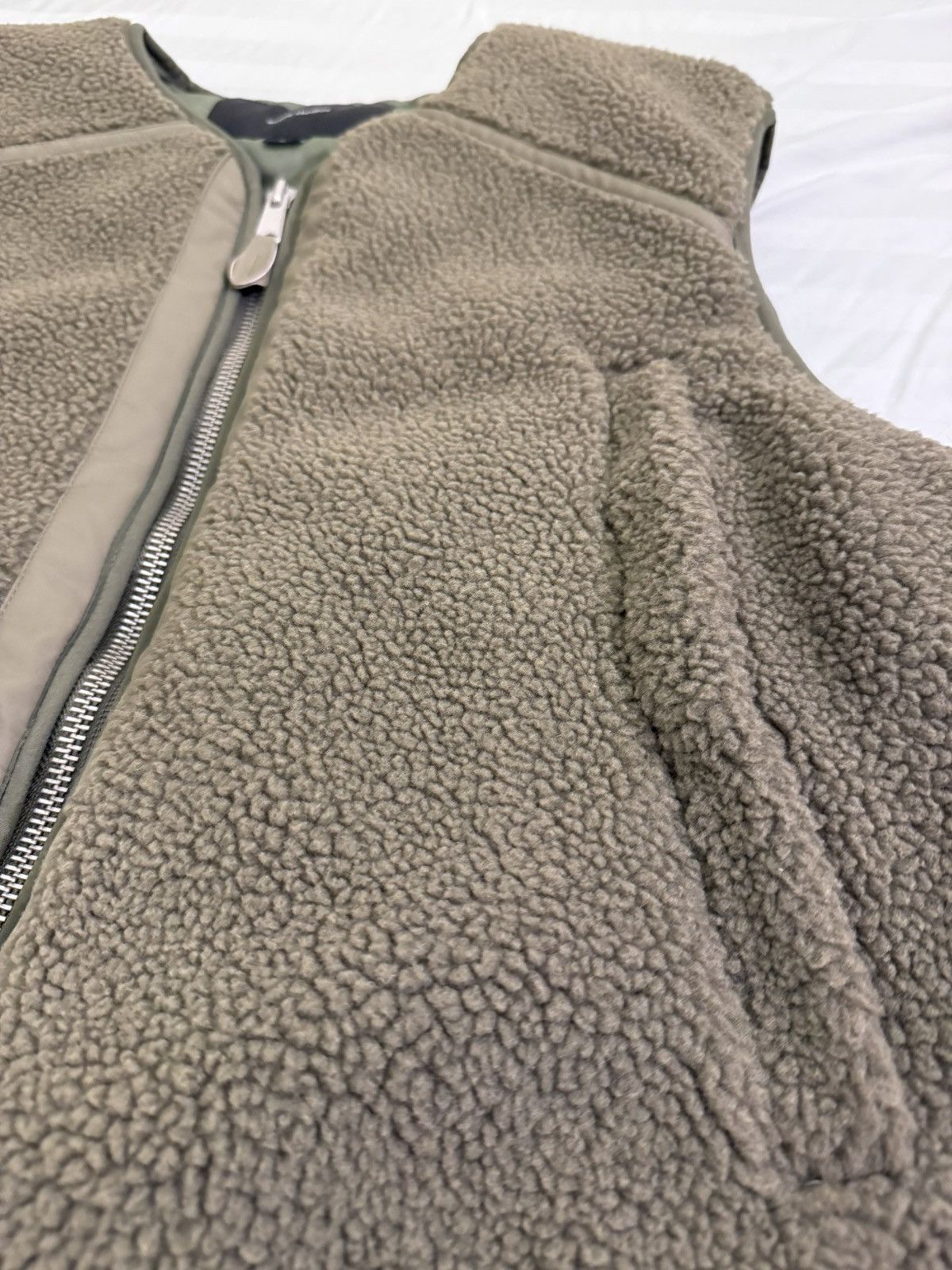Entire Studios Entire Studios Sherpa Fleece Vest Olive Green M Size US M / EU 48-50 / 2 - 3 Thumbnail