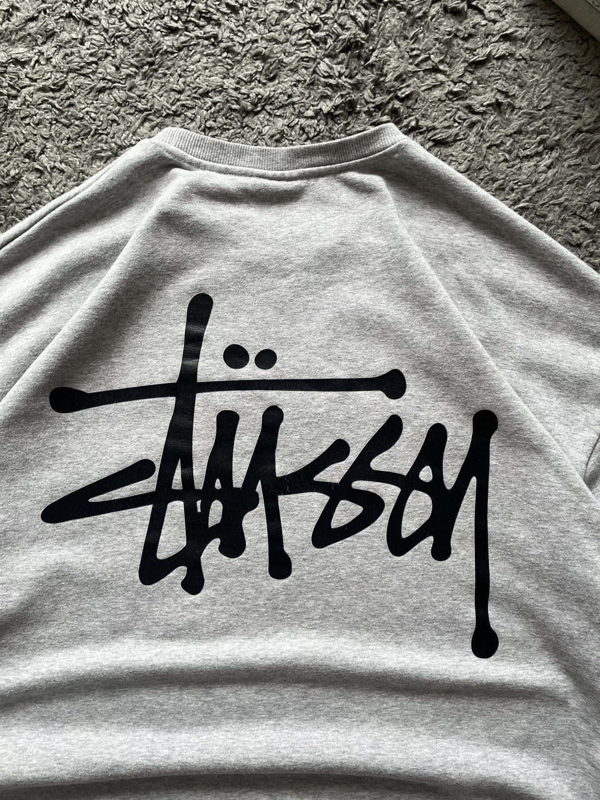 00s Stüssy Sweatshirt Streetwear Vintage Big Logo Rare Y2k