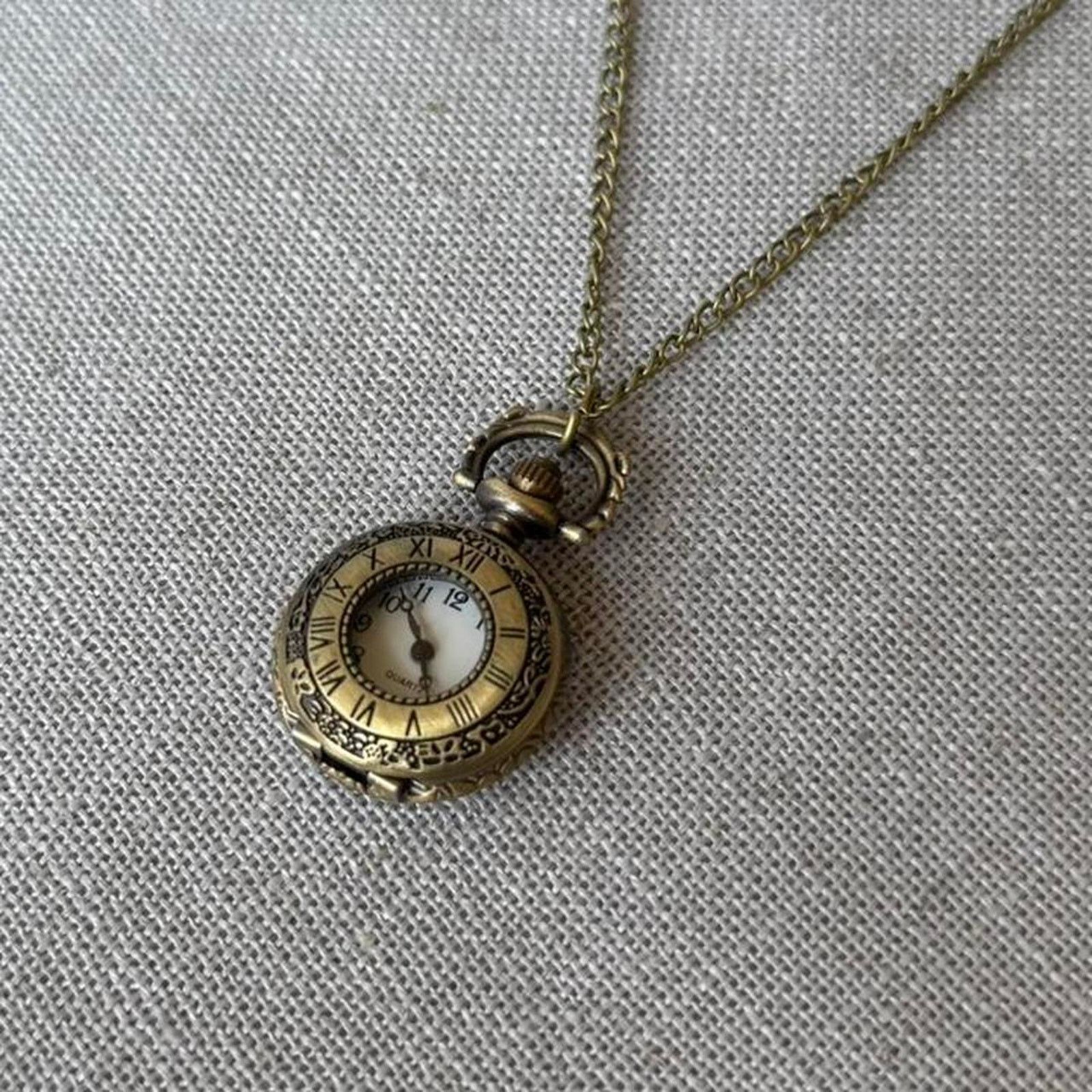 Other Elegant brass watch necklace pocket MENS Size ONE SIZE - 5 Thumbnail