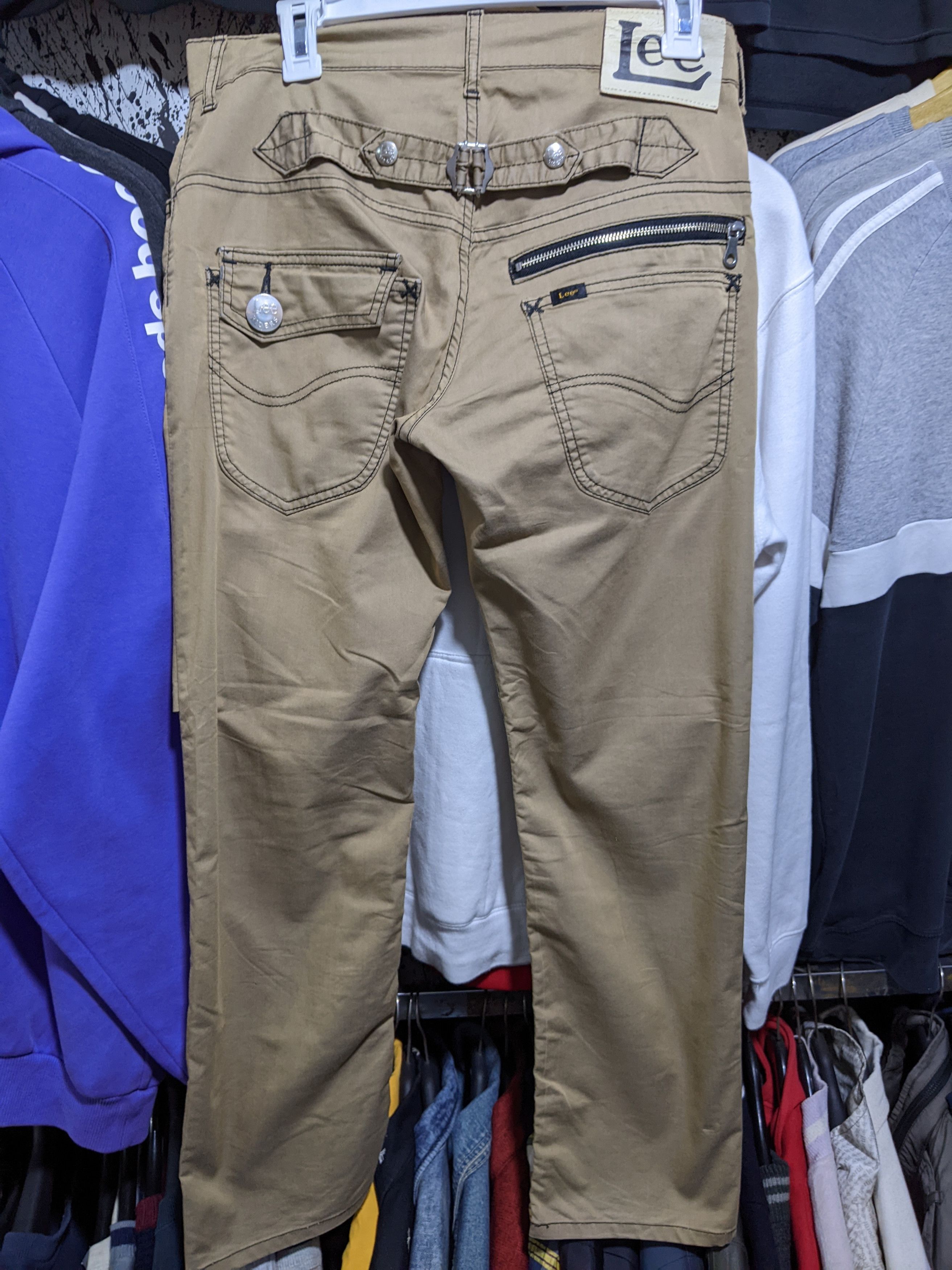 Lee Lee Multi Zipper Khakis Size US 30 / EU 46 - 2 Thumbnail