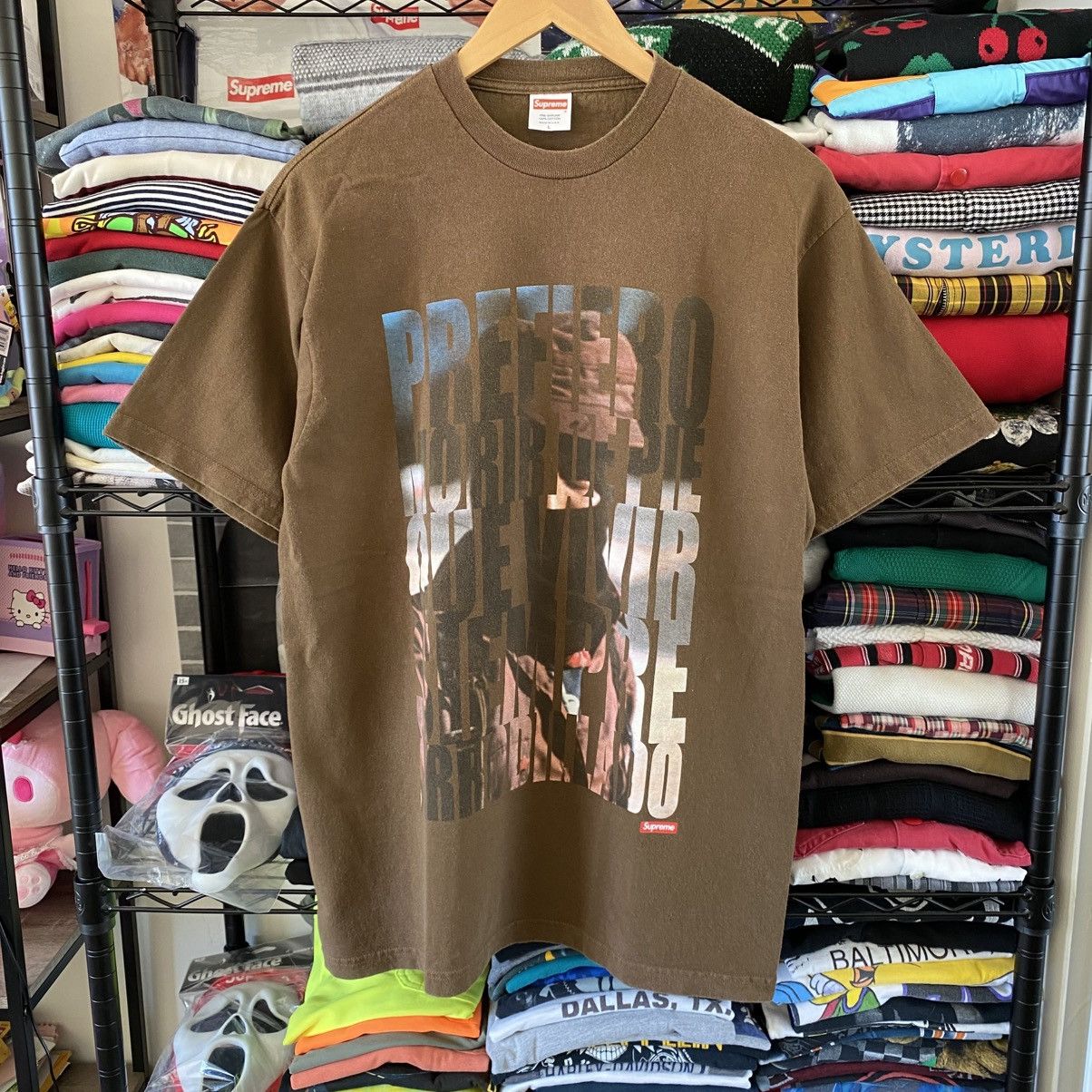 Supreme Vintage Supreme FZLN Zapatista T-Shirt Brown 2005 Size US L / EU 52-54 / 3 - 1 Thumbnail