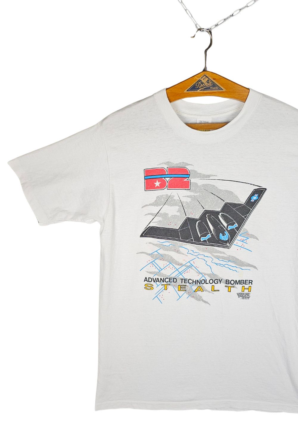 Fruit Of The Loom 1988 B-2 “Advanced Technology Bomber – Stealth” Tee | USA Size US L / EU 52-54 / 3 - 4 Thumbnail