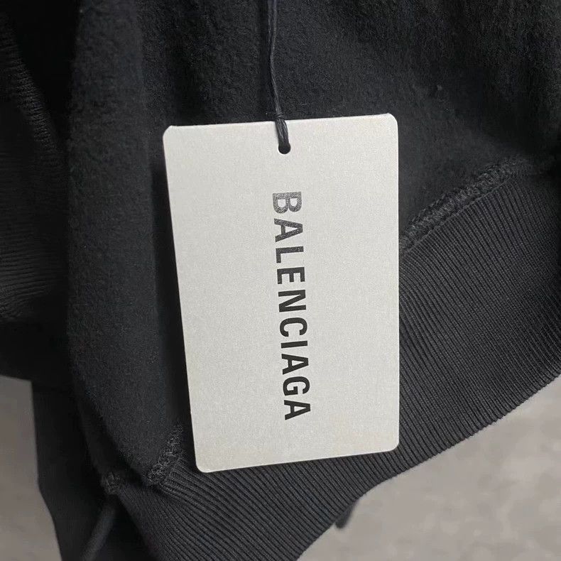 Balenciaga Balenciaga Black Crown Logo Hoodie-2506 Size US XS / EU 42 / 0 - 7 Thumbnail