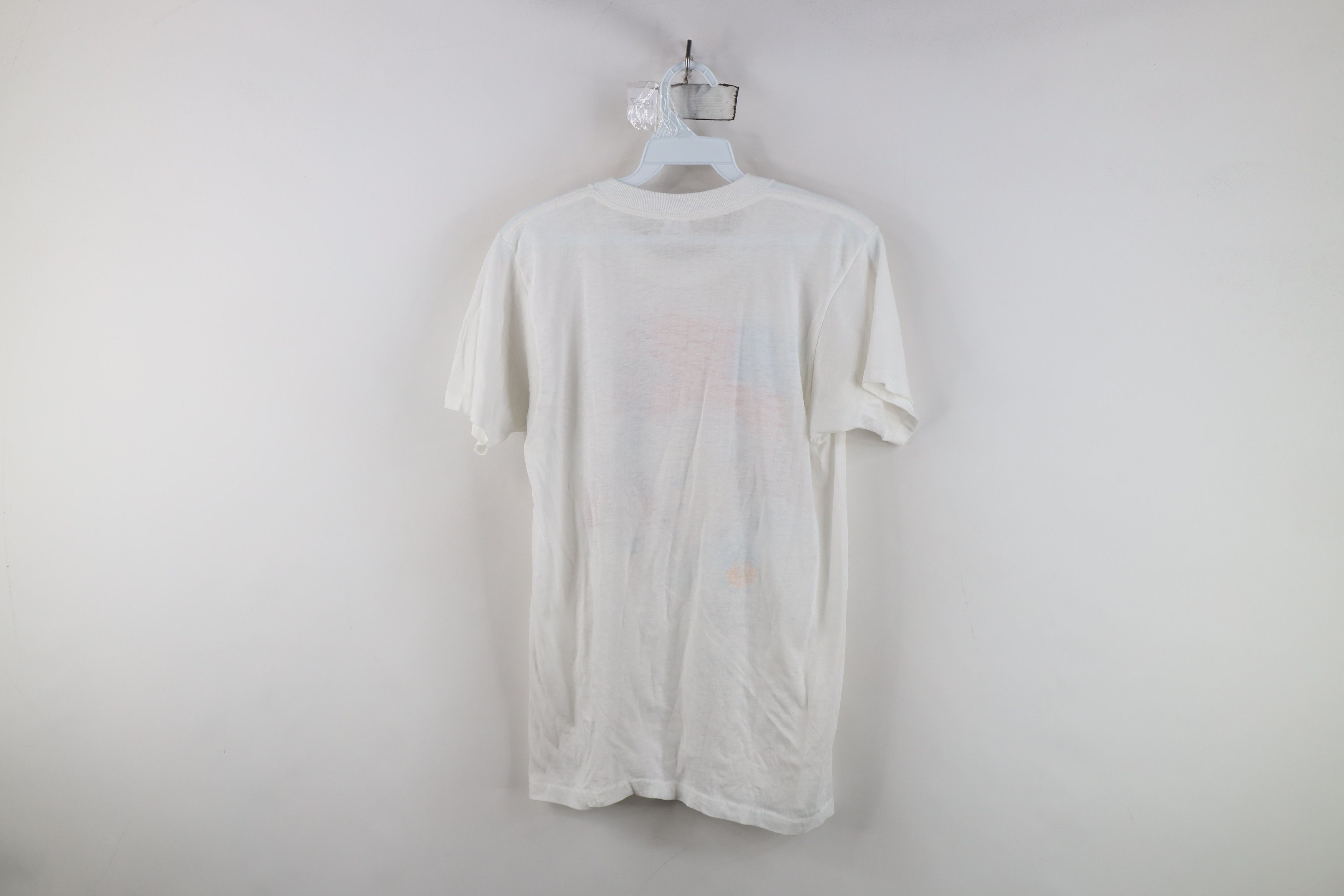 Vintage Vintage 80s Paul II Catholic Christian T-Shirt White USA Size M / US 6-8 / IT 42-44 - 11 Thumbnail