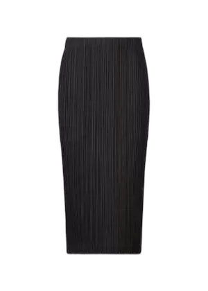 Issey Miyake Issey Miyake Pleated Skirt in Black Size 38" / US 16 / IT 52 - 1 Thumbnail