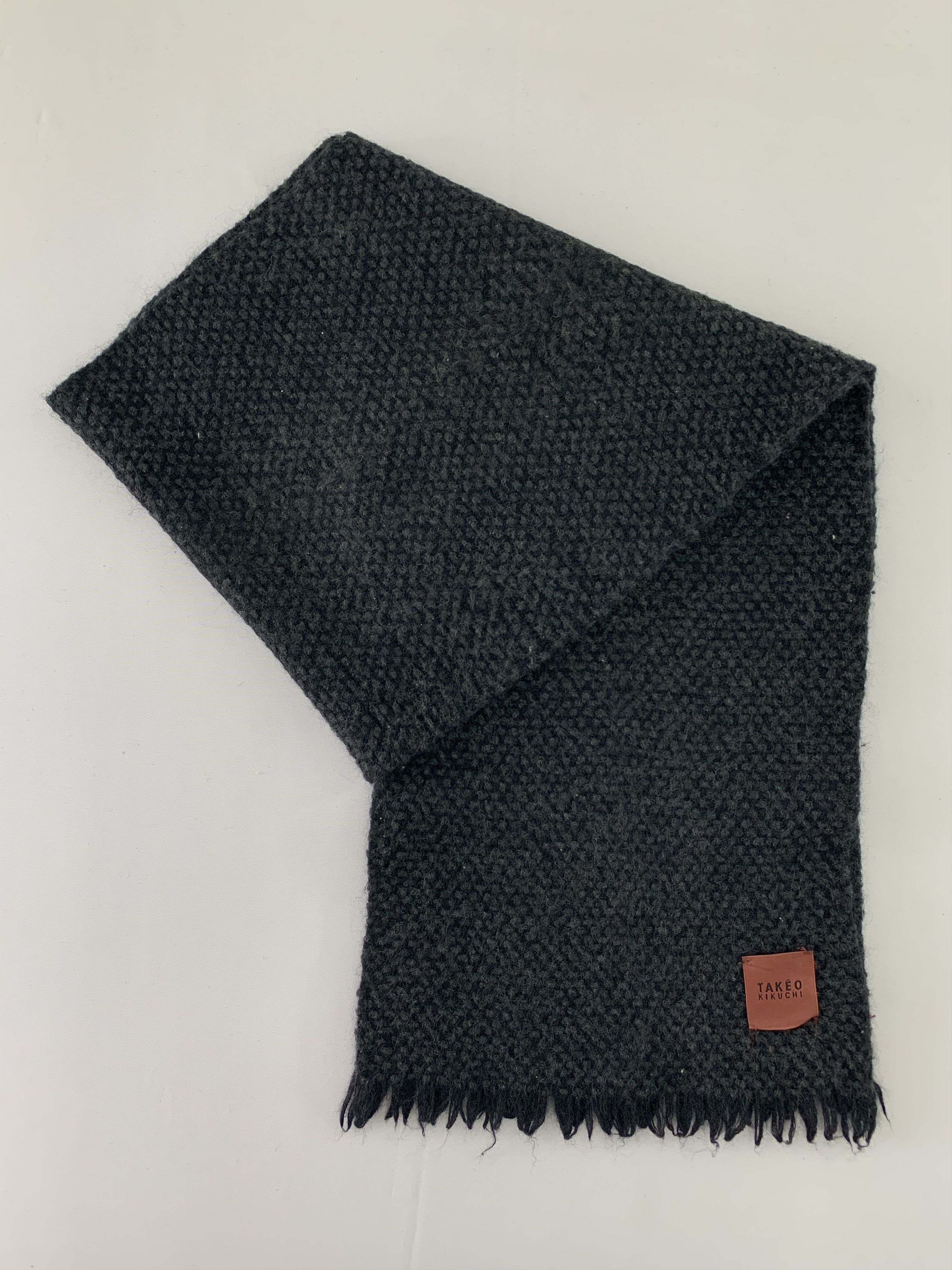 Takeo Kikuchi Takeo Kikuchi Scarf Wool Muffler Neck Wrap BL4305 Size ONE SIZE - 2 Thumbnail