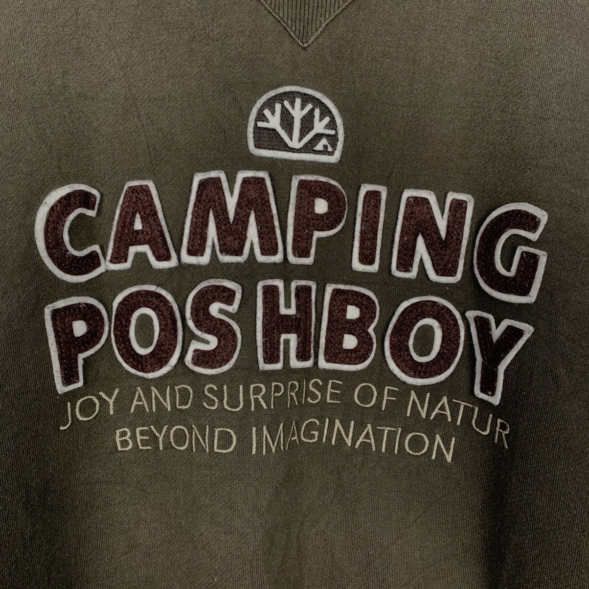 Japanese Brand Posh Boy Camping Crewneck Sweatshirt Size US L / EU 52-54 / 3 - 10 Thumbnail