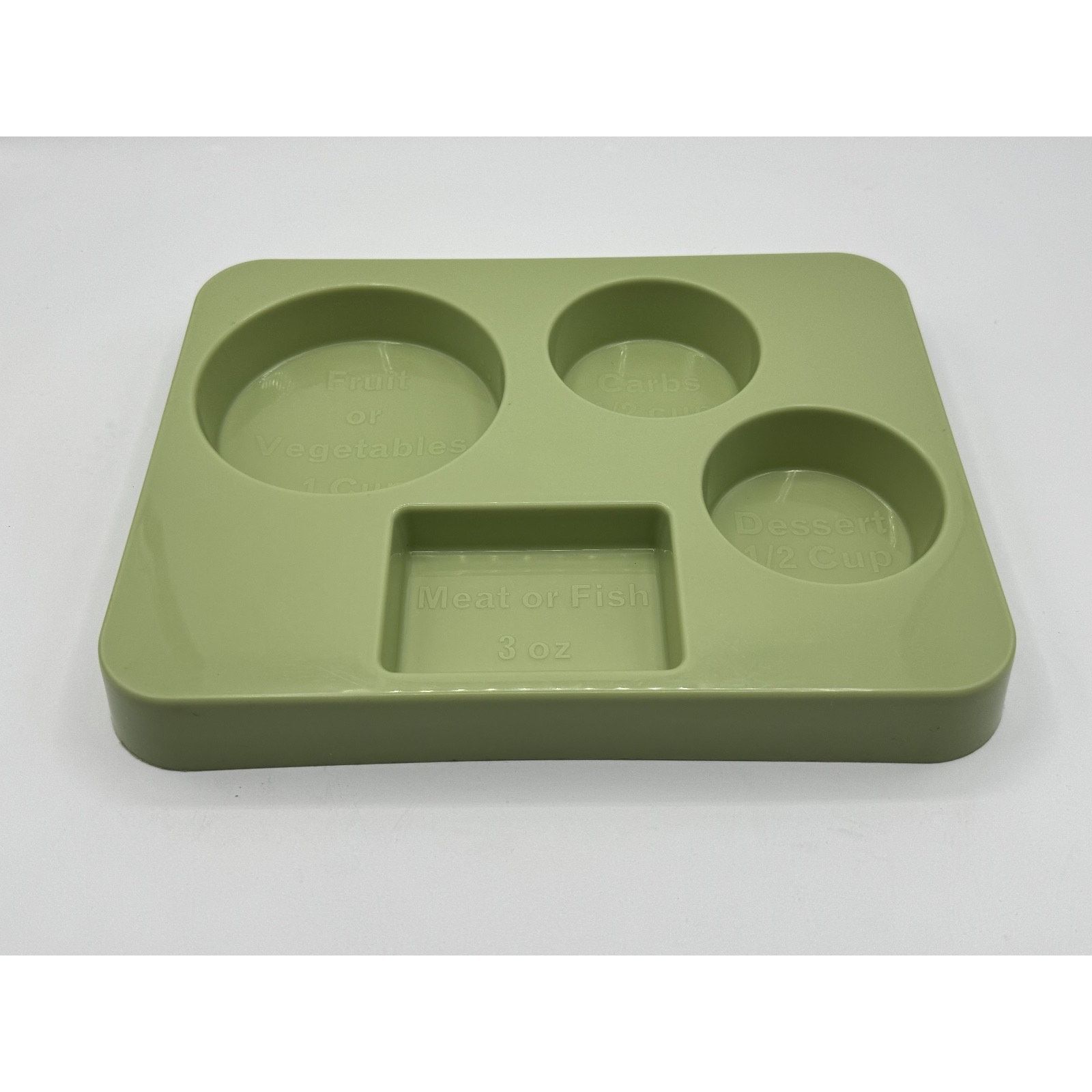 Other 2 pk- Perfect Portion Food Separation Plates Weight Loss Size ONE SIZE - 3 Thumbnail