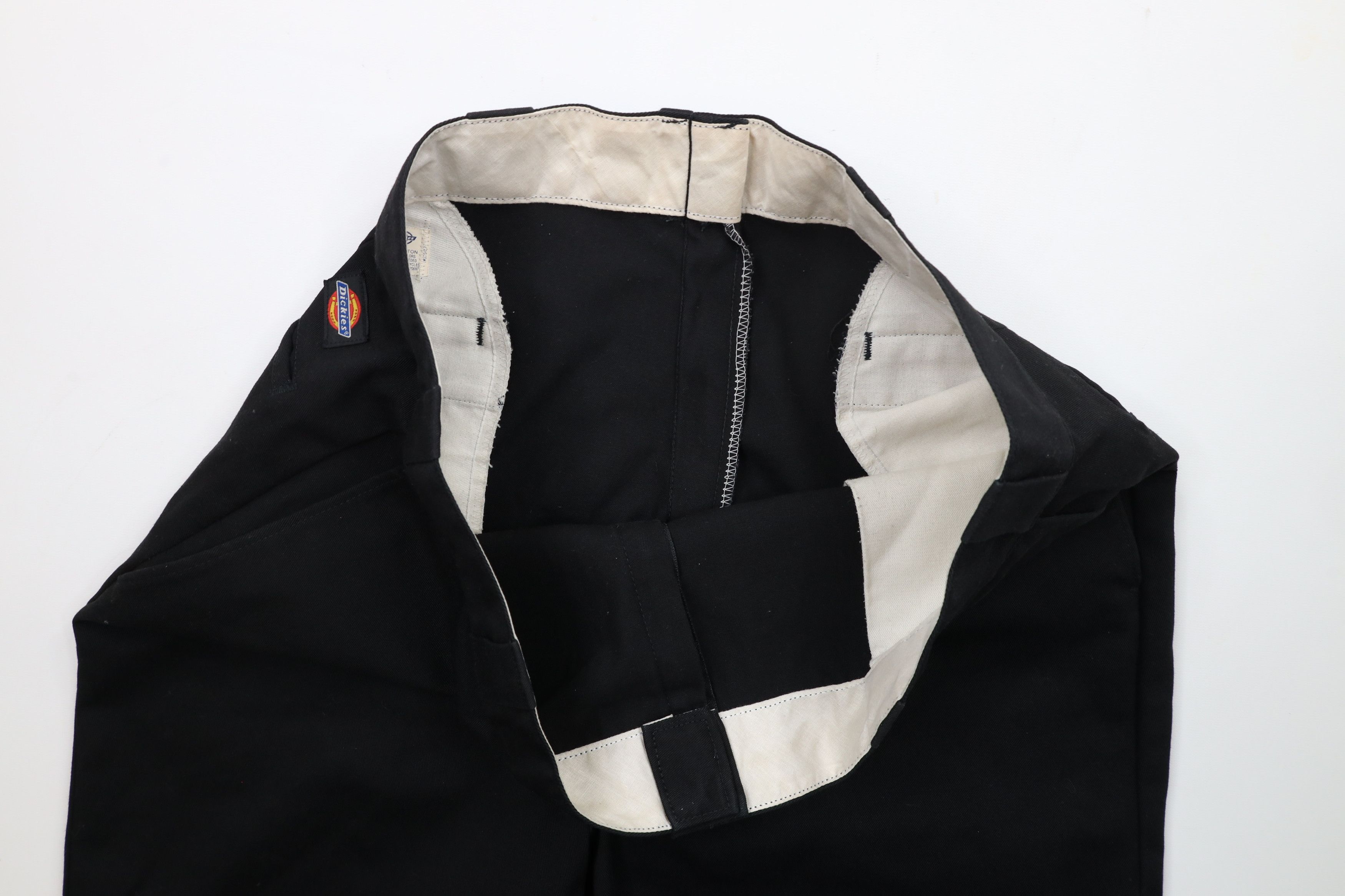 Dickies × Vintage Vintage 70s Dickies Wide Leg Mechanic Work Pants Black USA Size US 38 / EU 54 - 7 Thumbnail