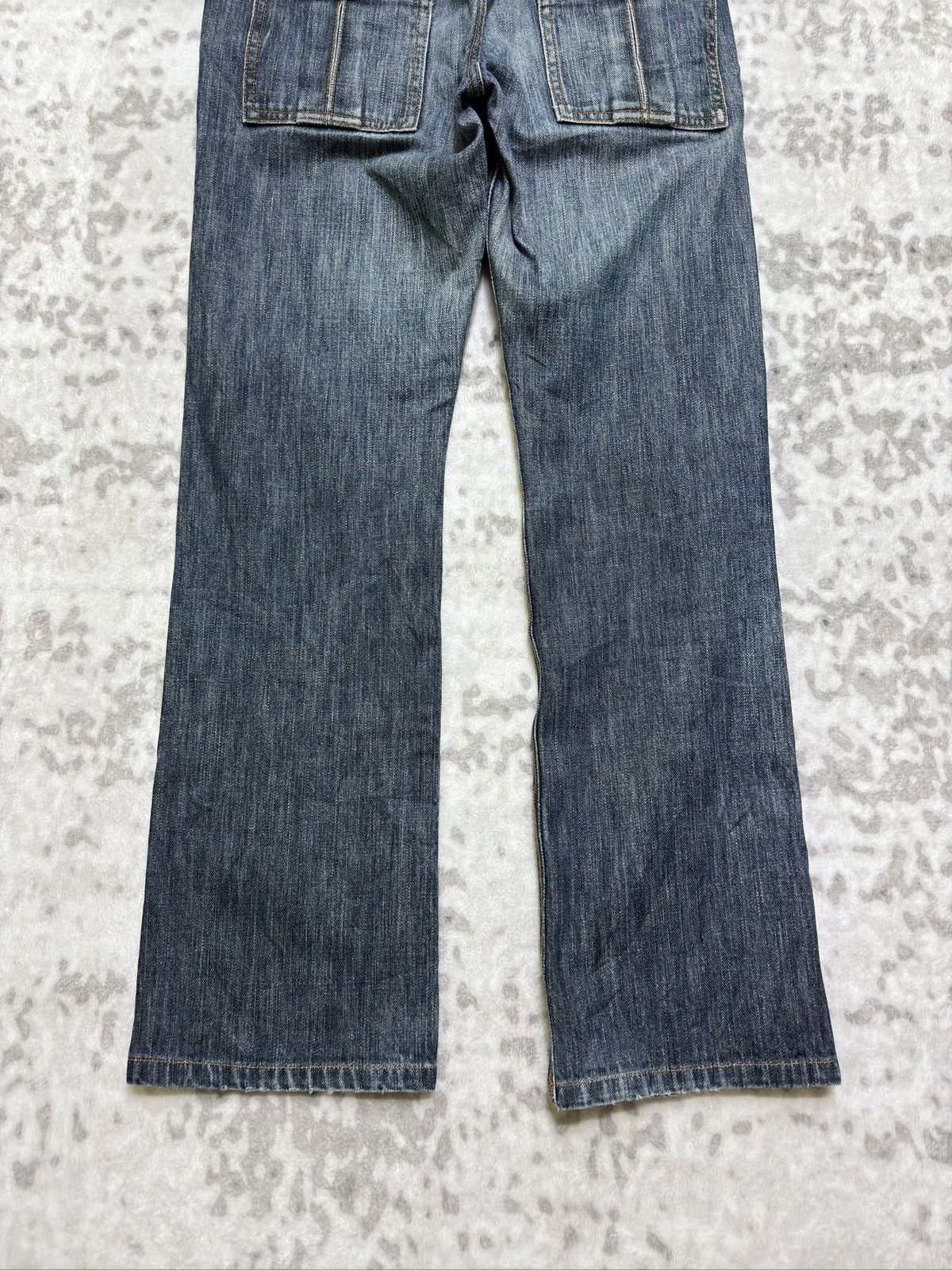 Hysteric Glamour Vintage Y2k Men’s Bigi Blue Denim Jeans Leather Waist Detail Size US 30 / EU 46 - 10 Thumbnail