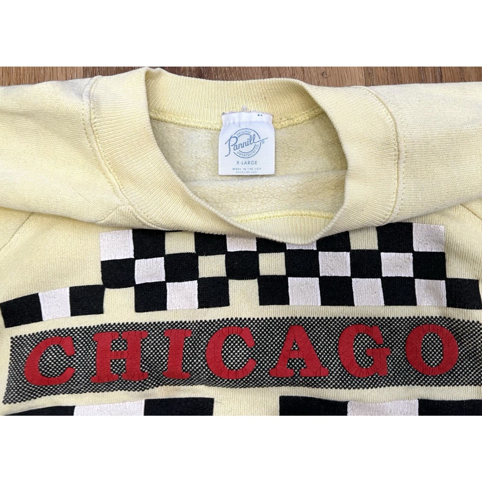 Vintage VINTAGE Chicago Taxi Cab Crewneck Sweatshirt XL USA Size US XL / EU 56 / 4 - 6 Thumbnail