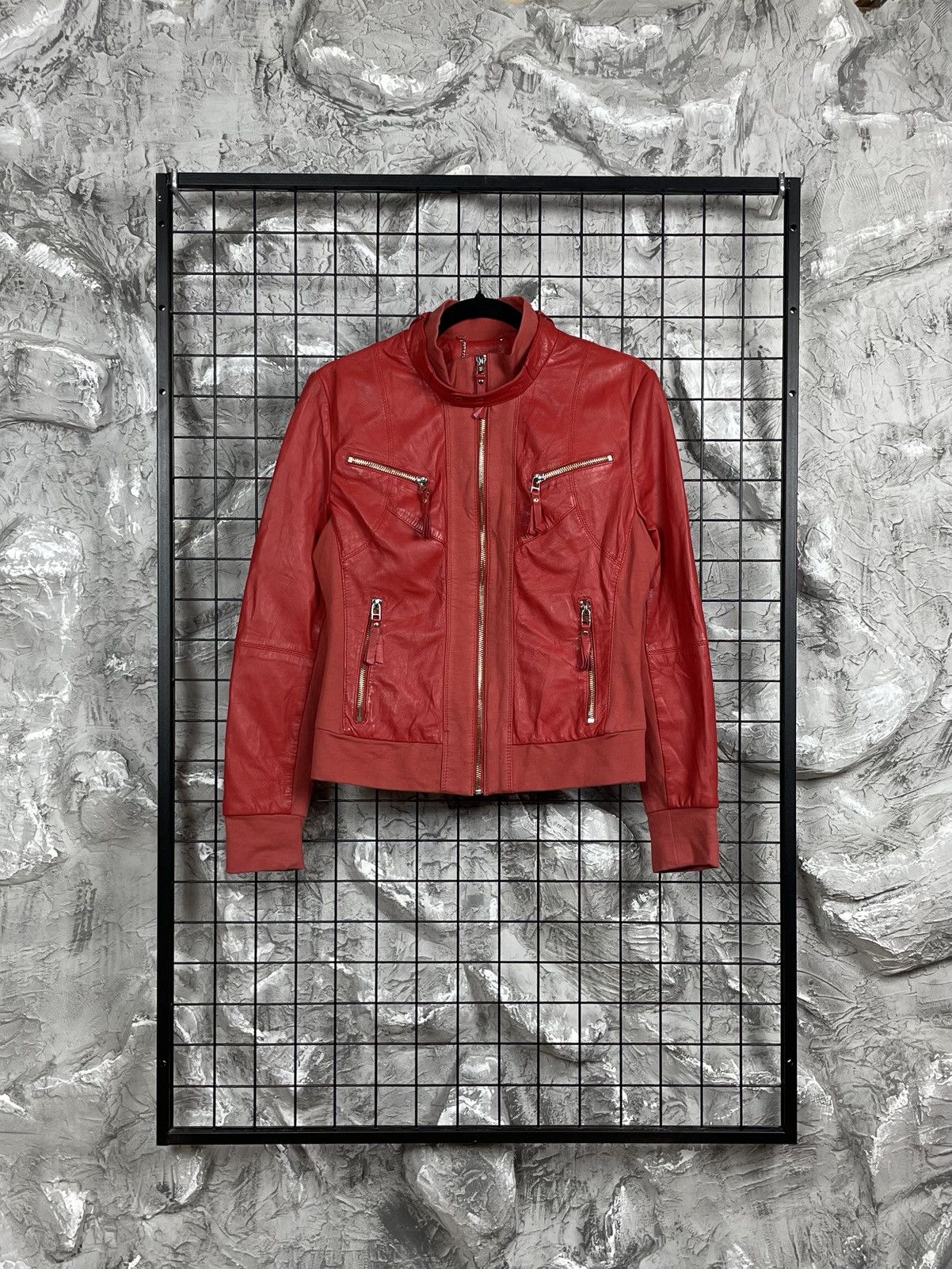 If Six Was Nine Archive 2000s Y2K Leather Jacket Tyler Durden Kmrii LGB Vibe Size US S / EU 44-46 / 1 - 1 Thumbnail
