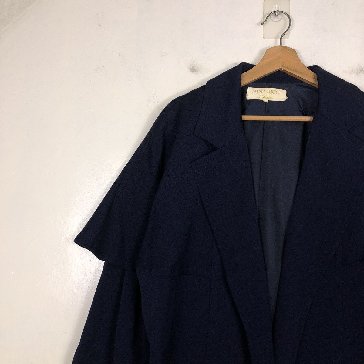 Designer 📌VINTAGE HEAVY JACKET DOUBLE LAYER BREAST NINA RICCI Size US M / EU 48-50 / 2 - 9 Thumbnail